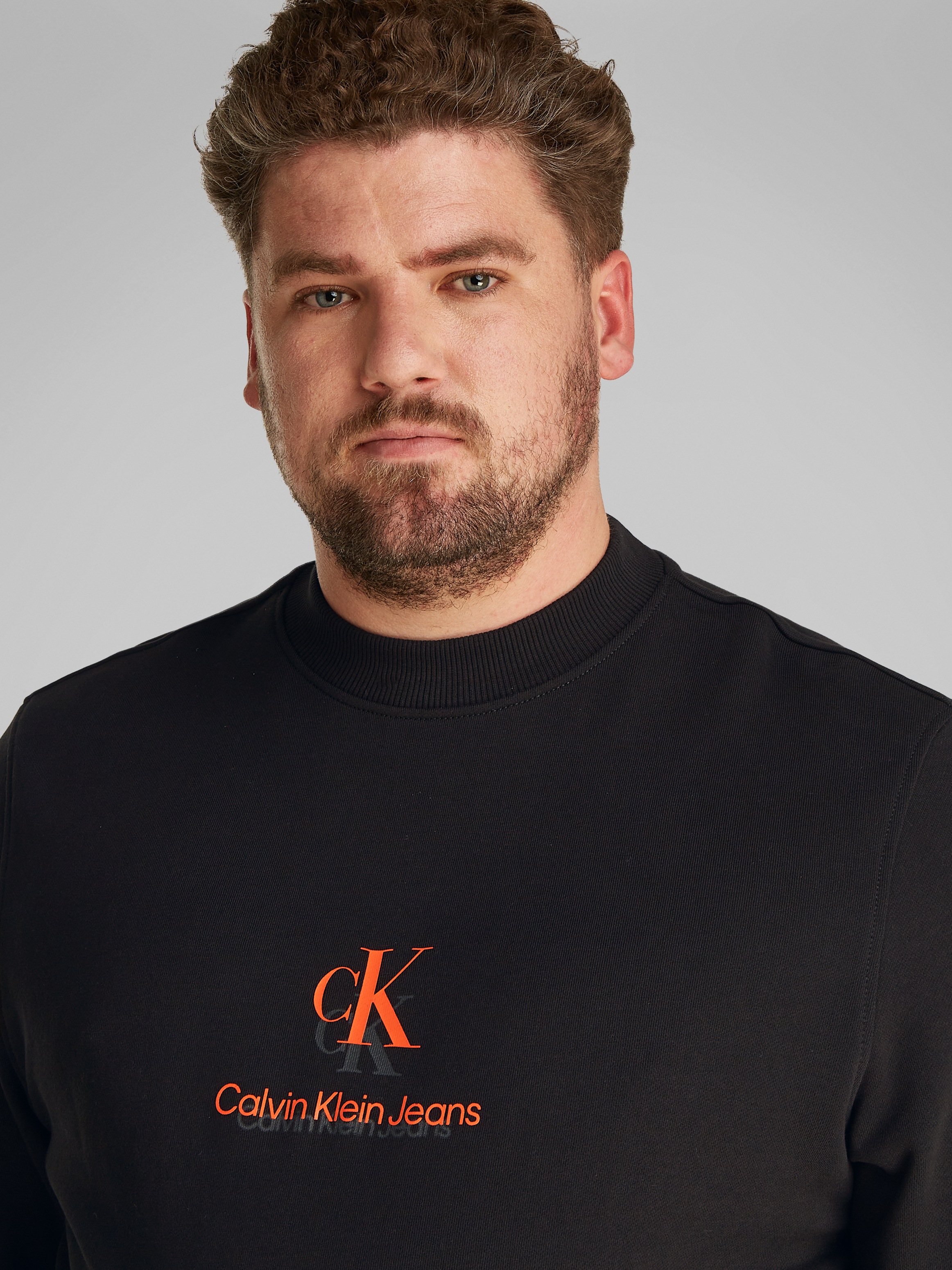 Calvin Klein Jeans Plus Sweatshirt "PLUS SHADOW LOGO CREW NECK", in großen günstig online kaufen