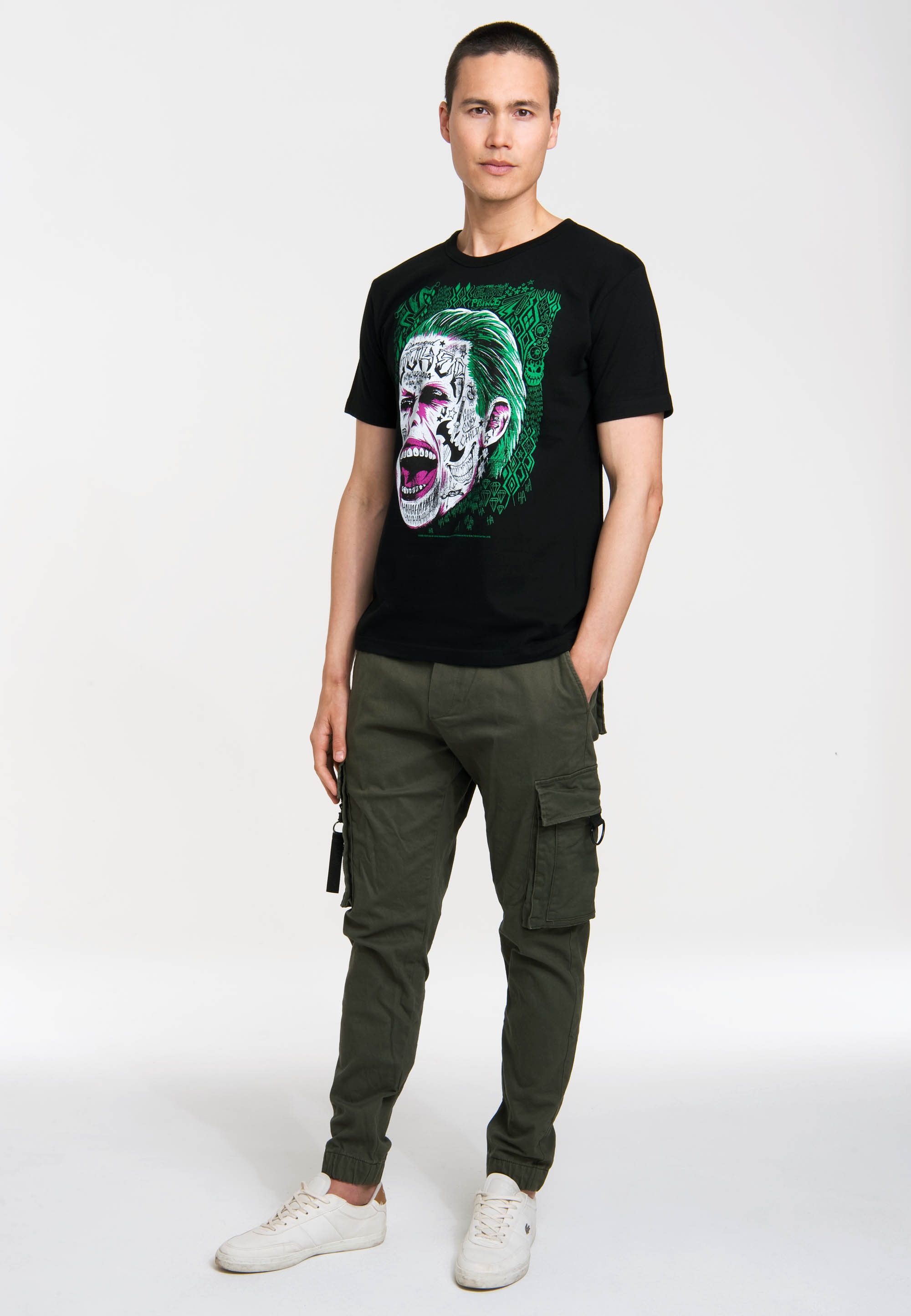 LOGOSHIRT T-Shirt »Suicide Squad-Joker«, mit hochwertigem Print