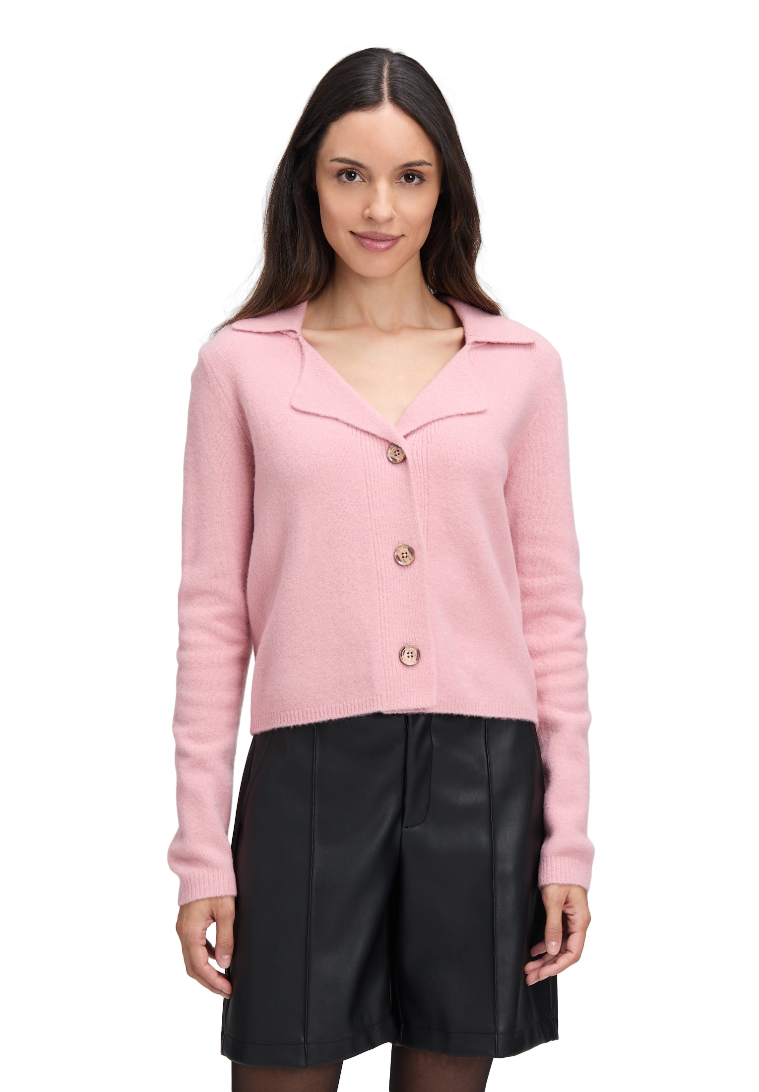 Cartoon Strickjacke "Damen mit Reverskragen", 1 Stk. günstig online kaufen