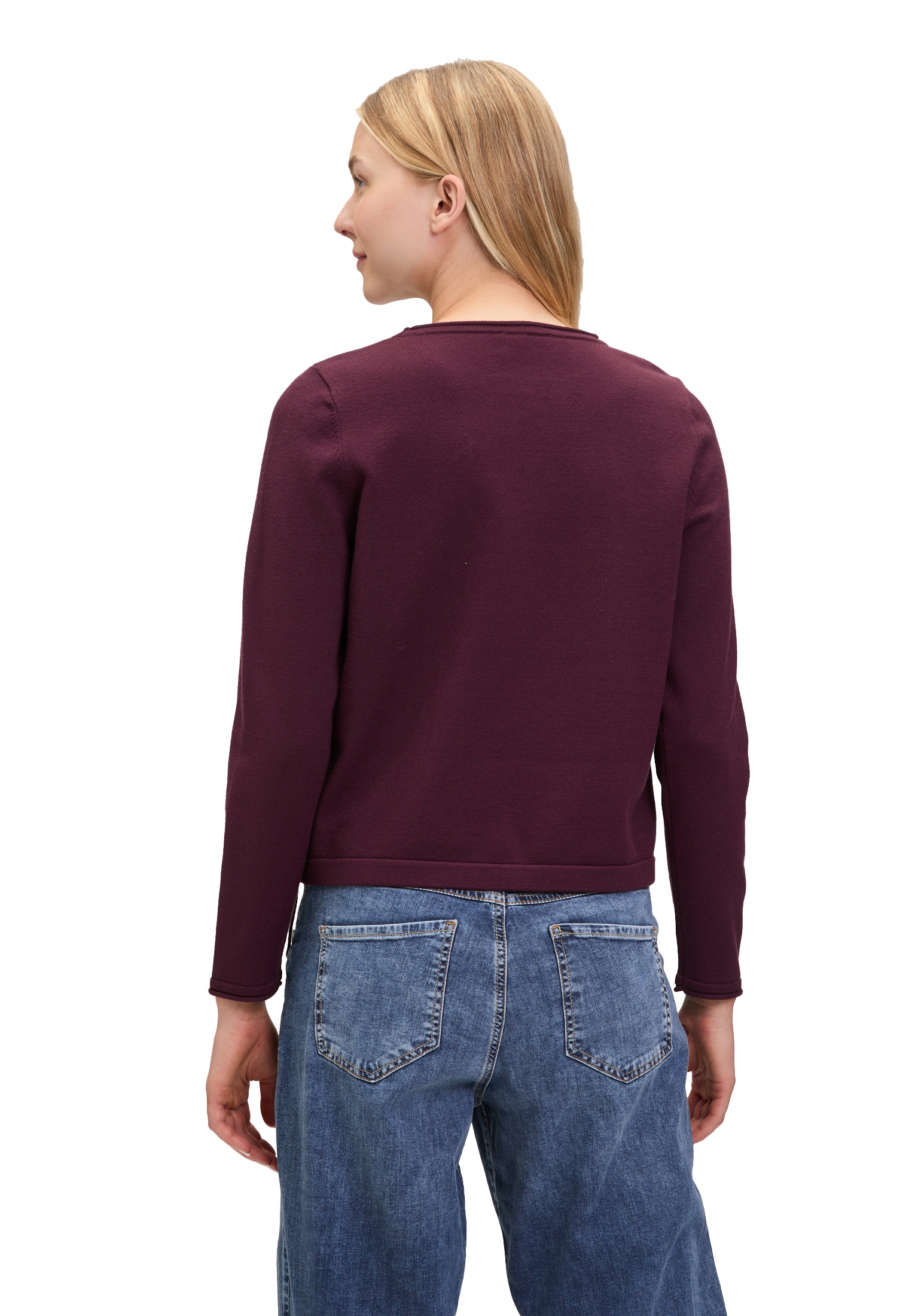Cartoon Strickpullover »Cartoon Damen Strickpullover mit Rundhalsausschnitt«, (1 tlg.)
