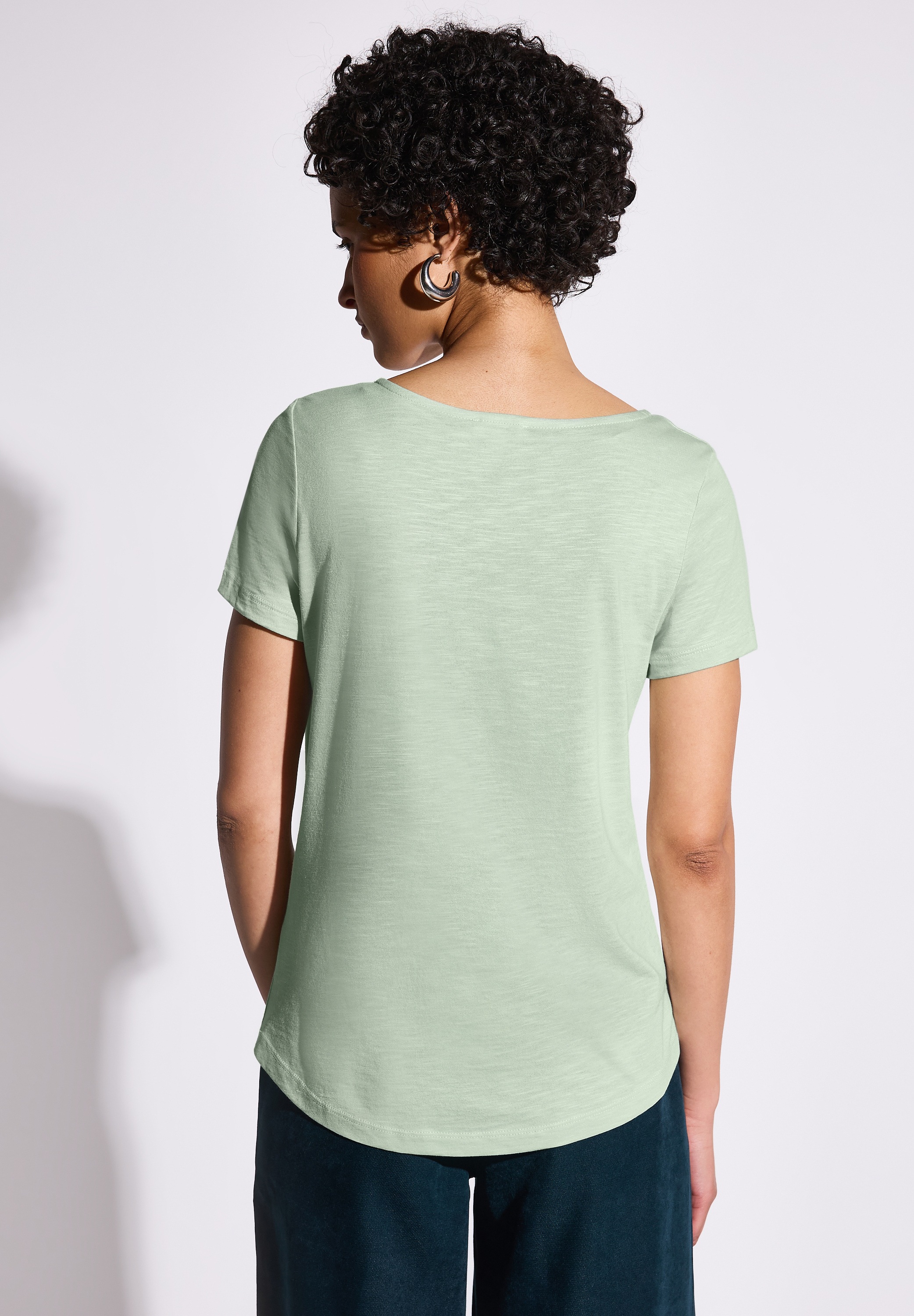 STREET ONE T-Shirt, mit V-Ausschnitt günstig online kaufen