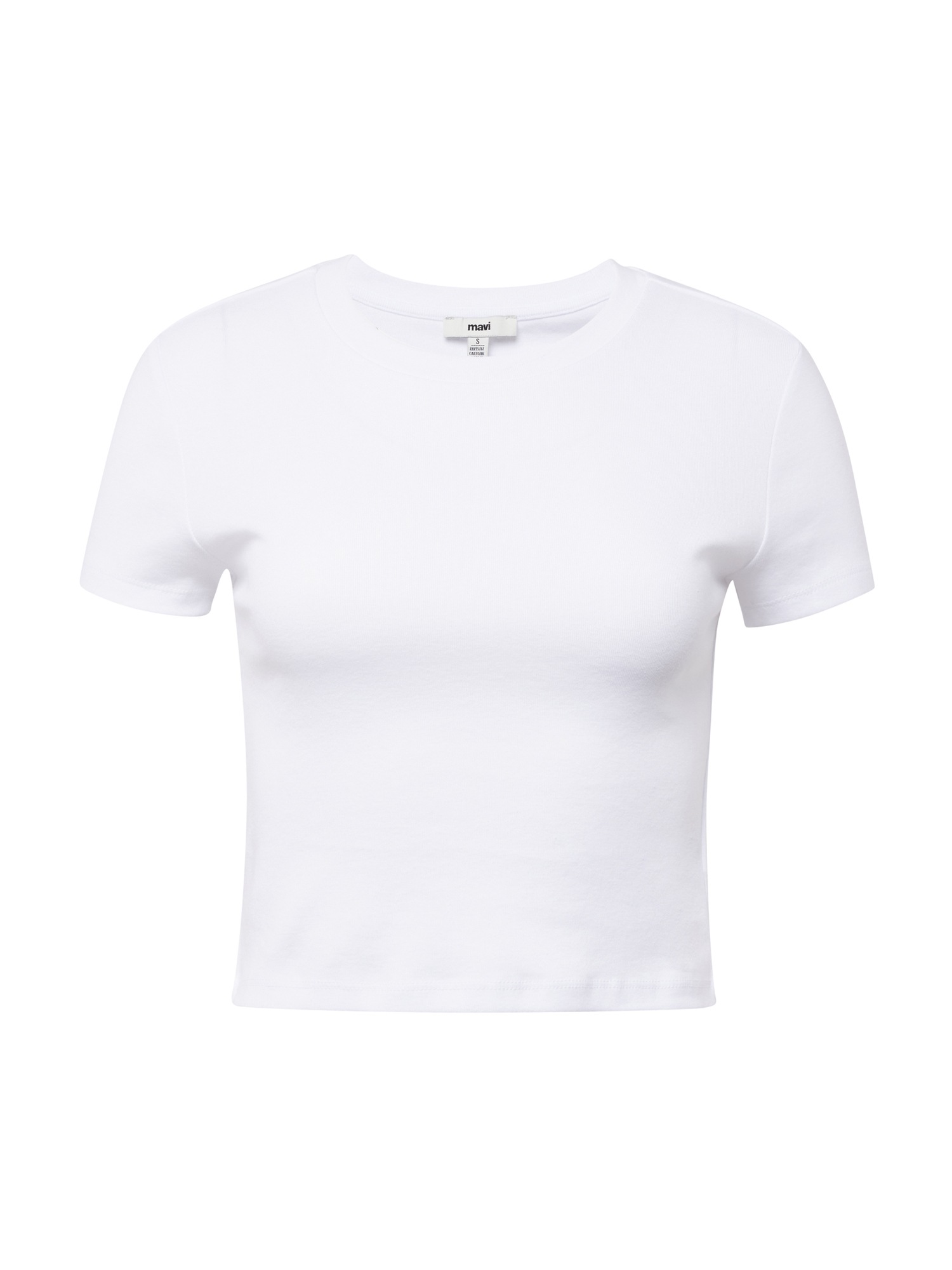 Mavi T-Shirt »CREW NECK BASIC TEE«, Basic Crop Top