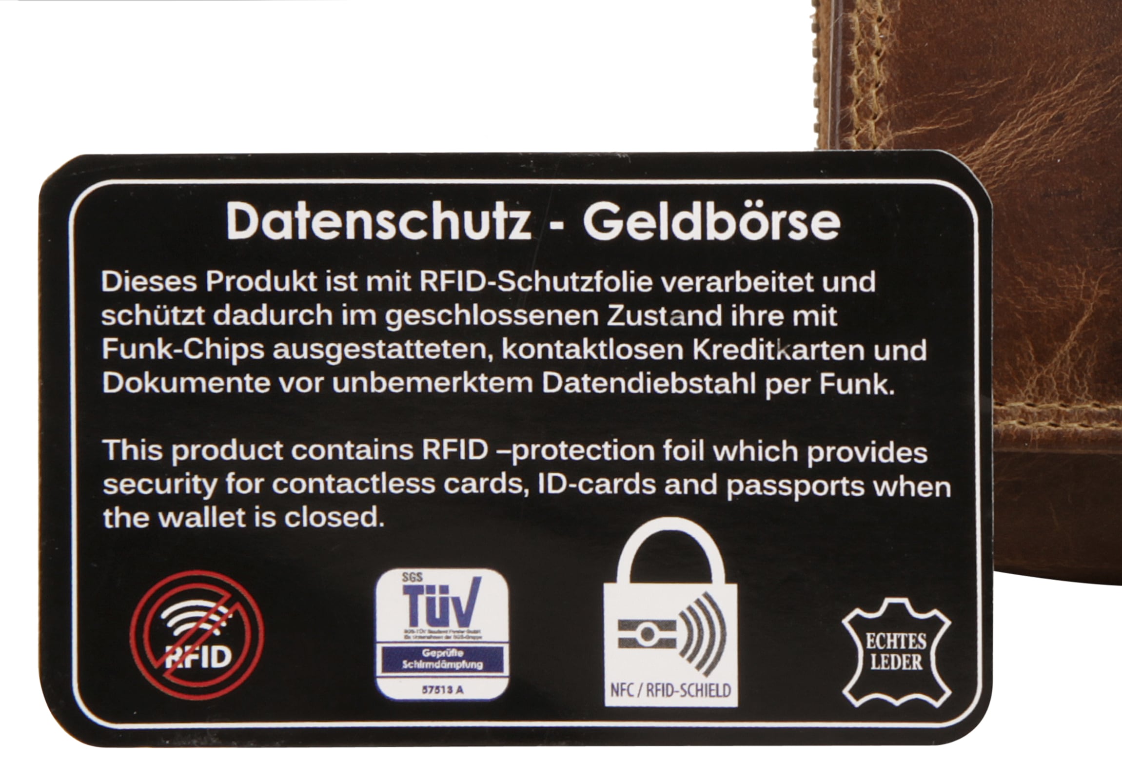 Bagan Geldbörse echt Leder