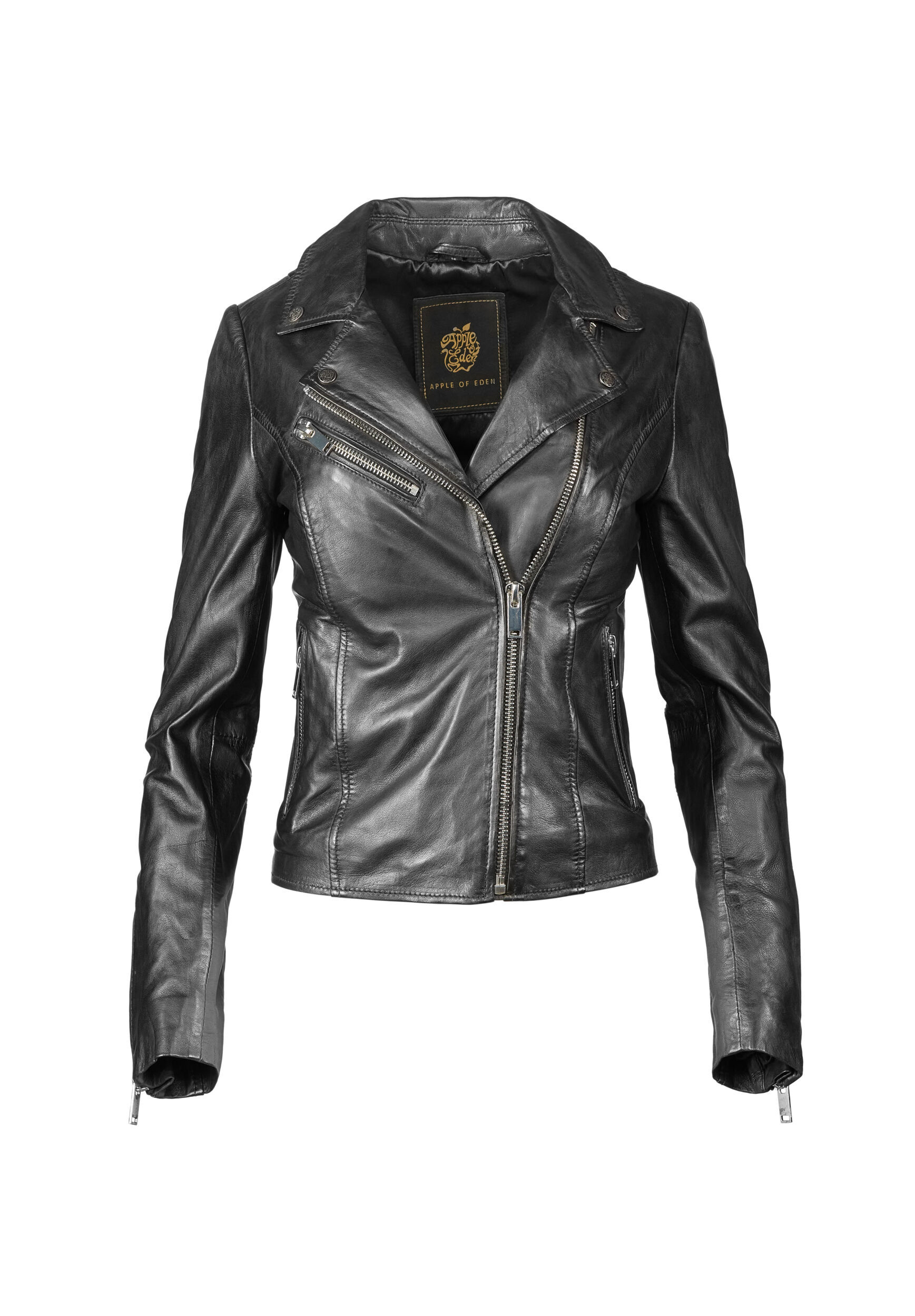 Apple of Eden Lederjacke "Apple of Eden Lederjacke AOE-103" ohne Kapuze aus hochwertigem Leder