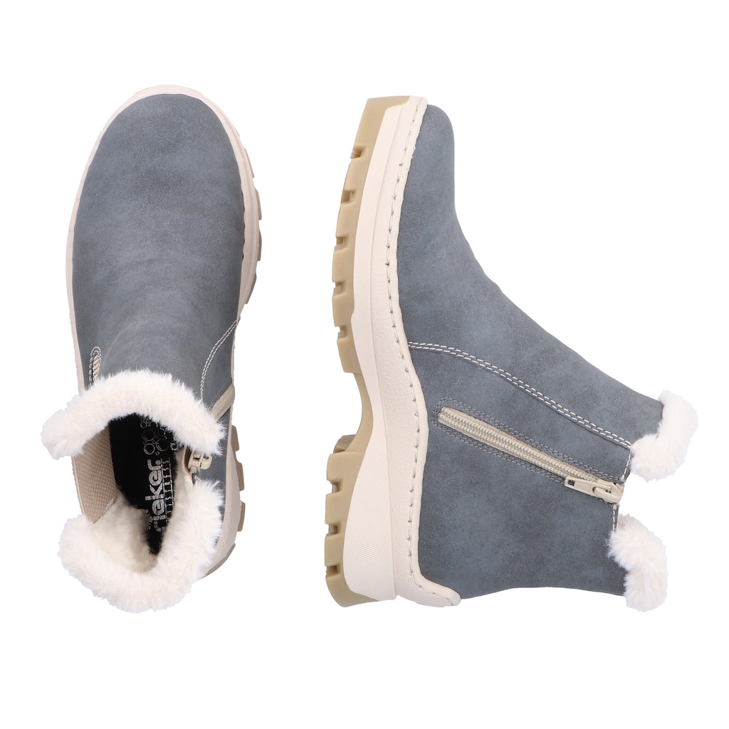 Rieker Winterstiefelette, mit Fellimitat-Besatz