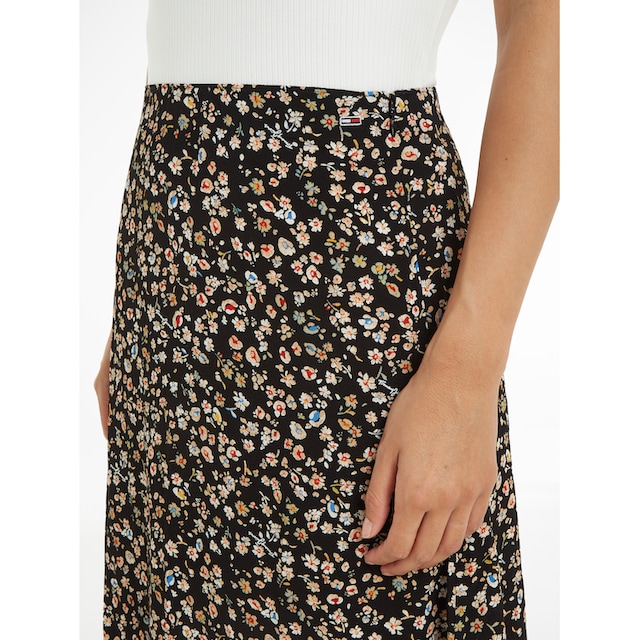 Tommy Jeans Schlupfrock »TJW FLORAL FLARE MIDI SKIRT«, mit elastischem Bund  für kaufen | BAUR