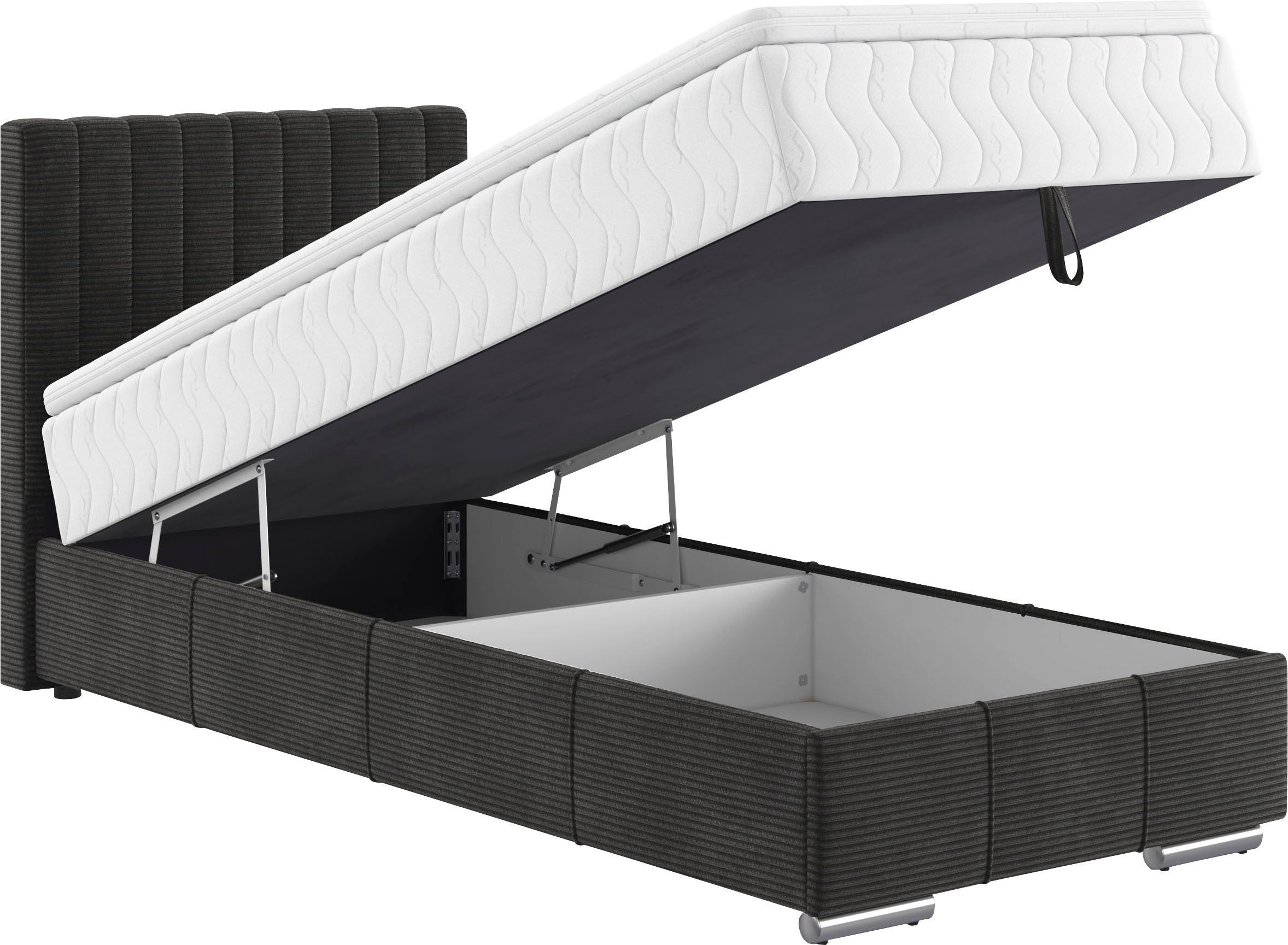 Thumbnail - INOSIGN Boxbett "Thor mit Bettkasten, inkl. Matratze, Topseller" Topper und Zierkissen, in verschiedenen Härtegraden ver...