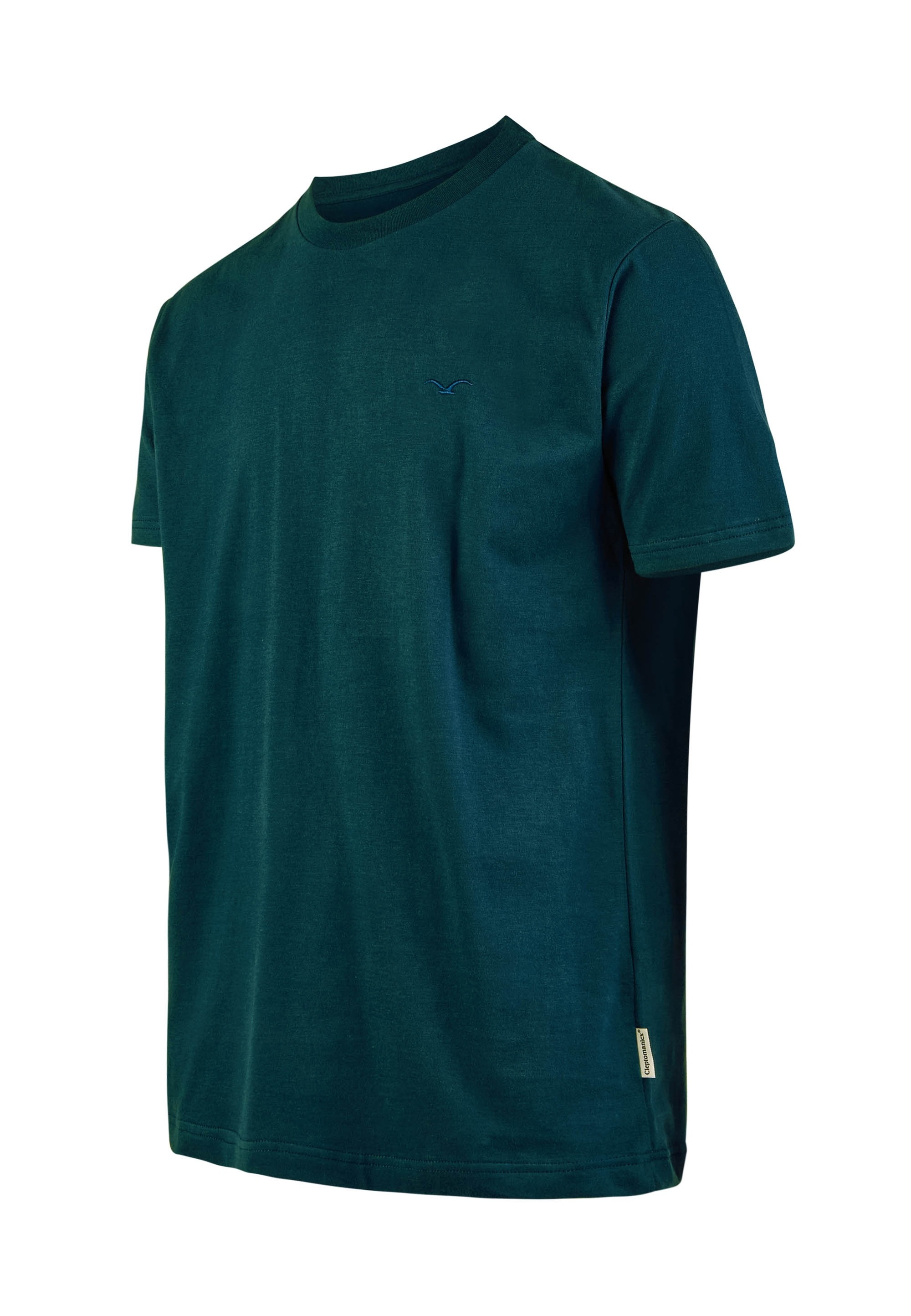 Cleptomanicx T-Shirt »Ligull Regular« 1 Stk. mit kleiner Logo-Stickerei