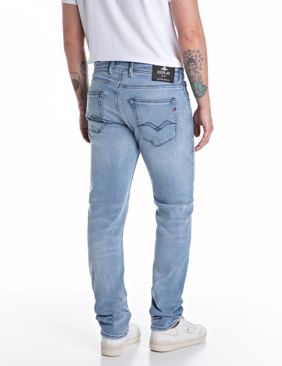 Replay Straight-Jeans "GROVER" in vielen verschiedenen Waschungen, mit Stre günstig online kaufen
