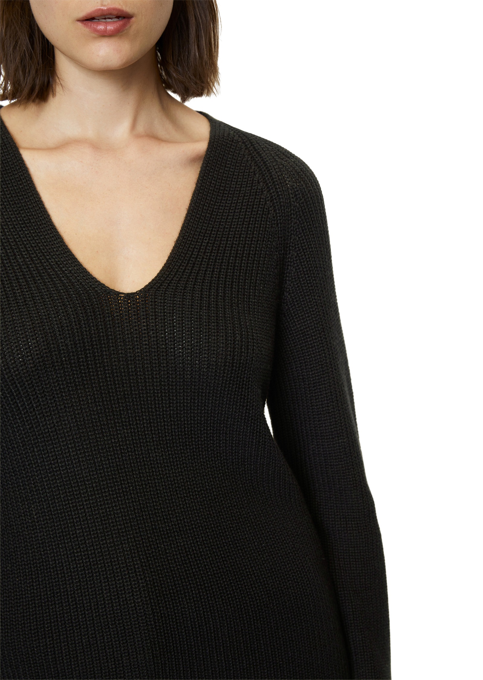 Marc O'Polo Strickpullover »aus schwerem Baumwoll-Garn«