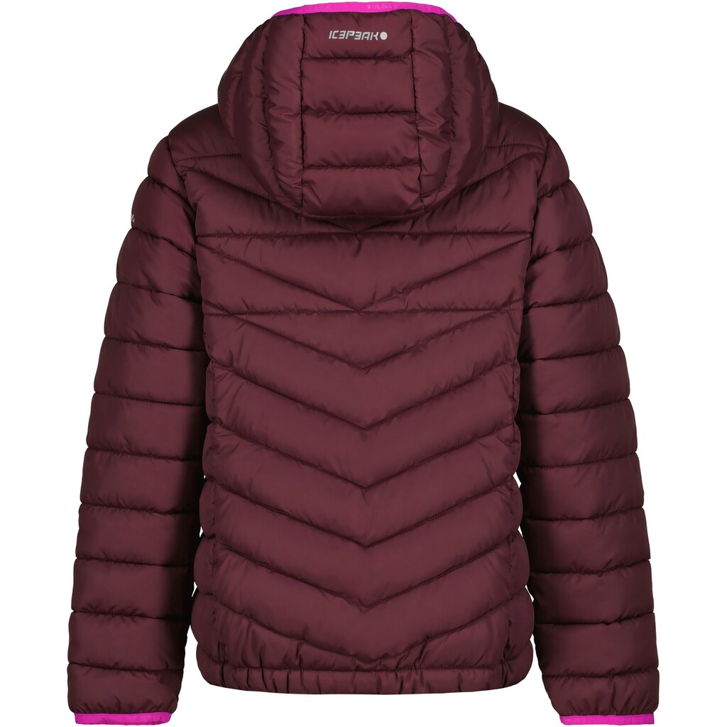 Icepeak Steppjacke »KENYON - für Kinder«, mit Kapuze