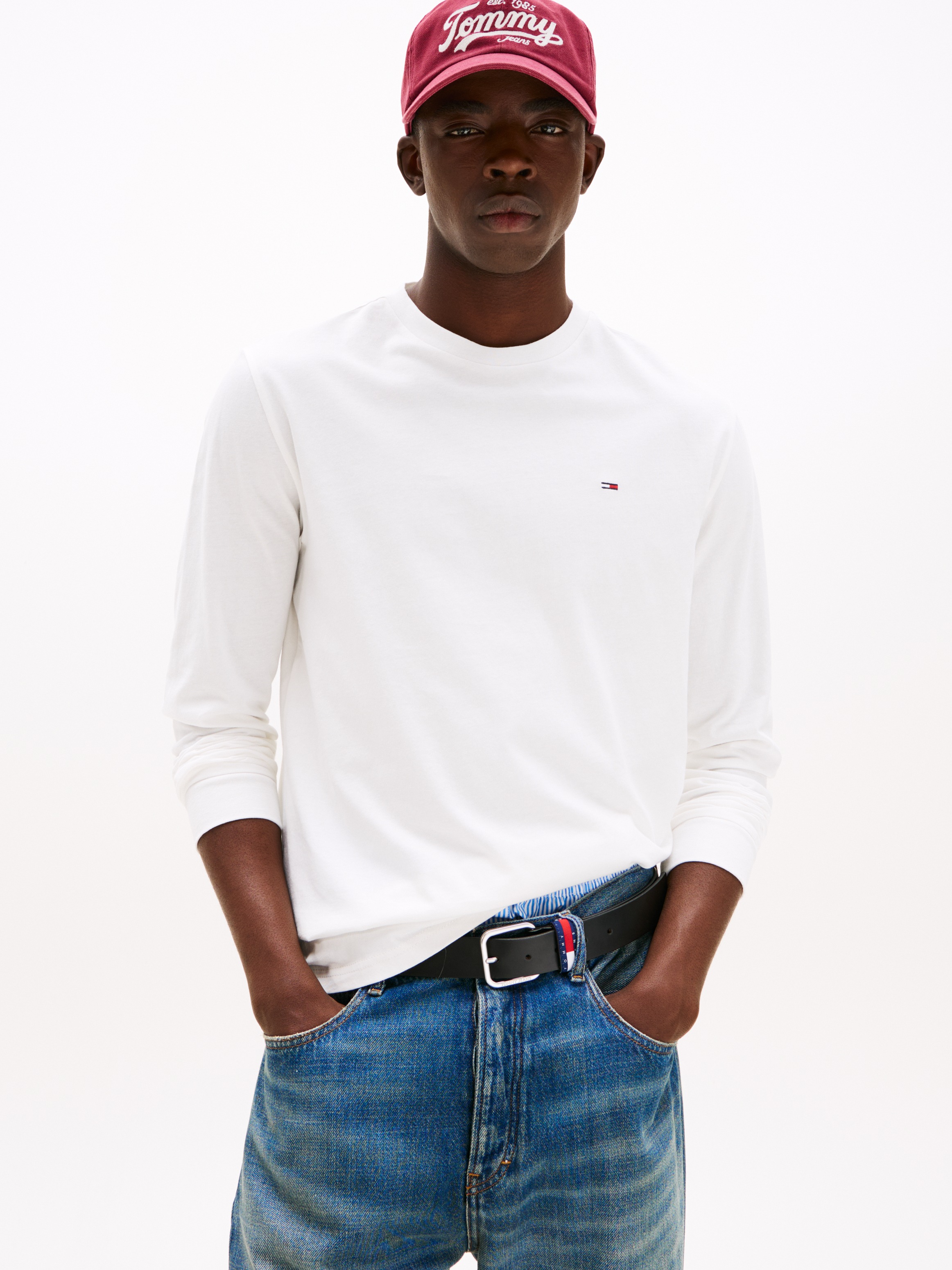 Tommy Jeans Longsleeve "TJM SLIM 2PACK L/S EXT" 2 Stk. günstig online kaufen