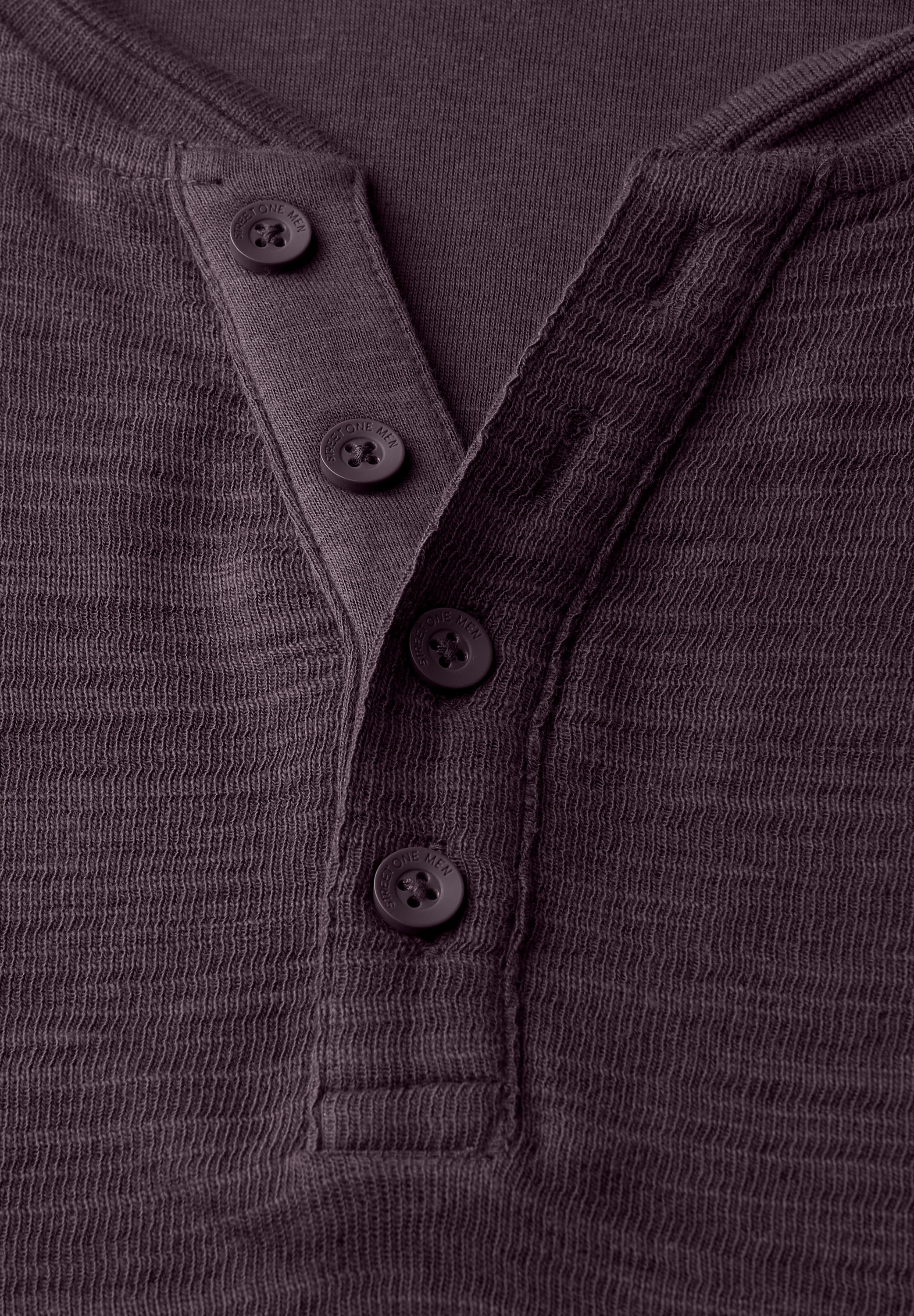 STREET ONE MEN Langarmshirt, im soften Baumwoll-Mix