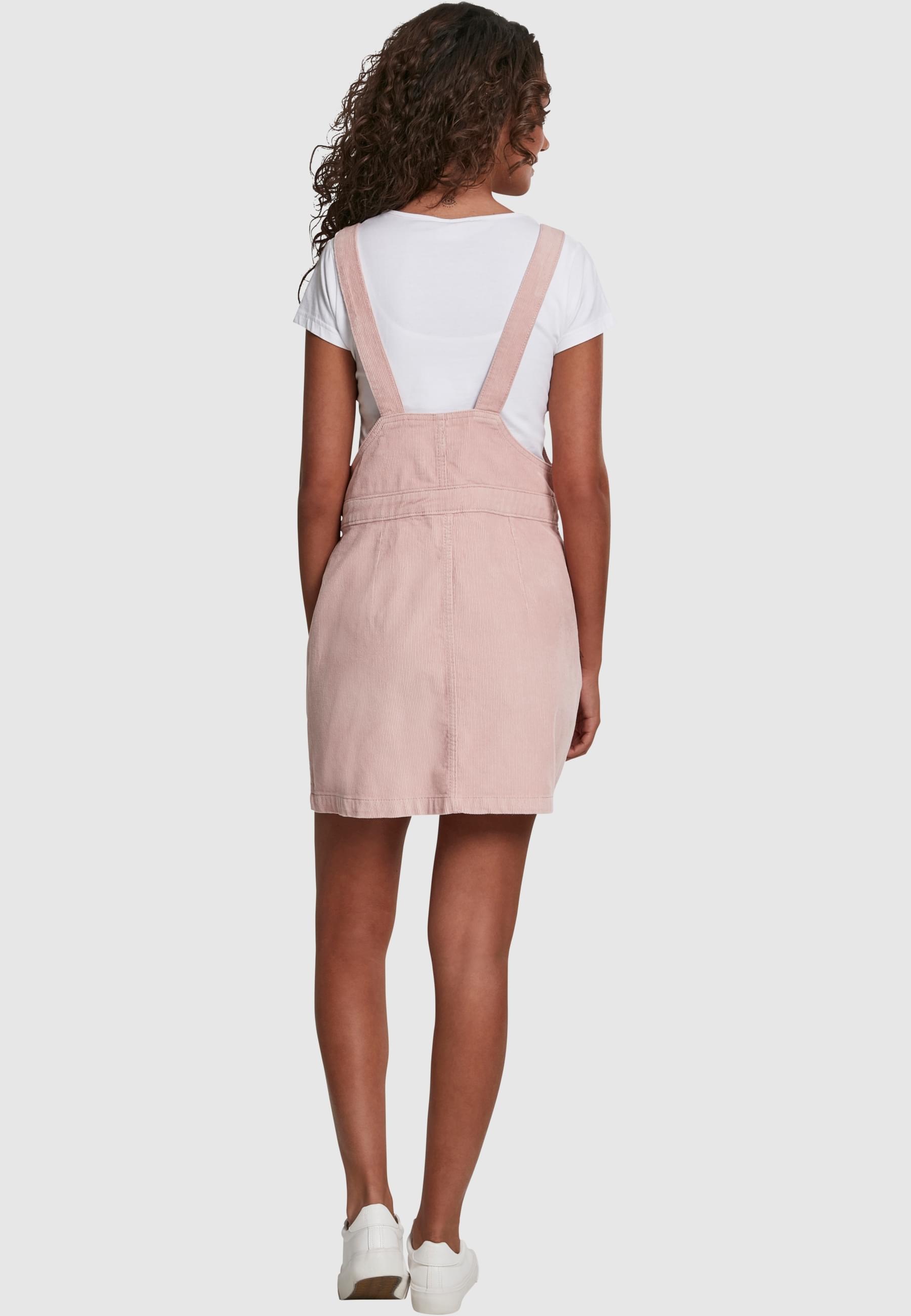 URBAN CLASSICS Shirtkleid »Urban Classics Damen Ladies Corduroy Dungaree Dress«, (1 tlg.)