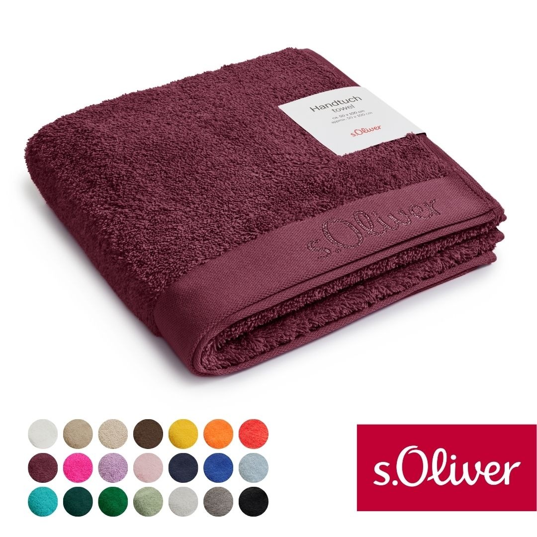 s.Oliver Handtuch "s.Oliver, Premium Qualität, 600 gr/m², auch als Sets erh günstig online kaufen