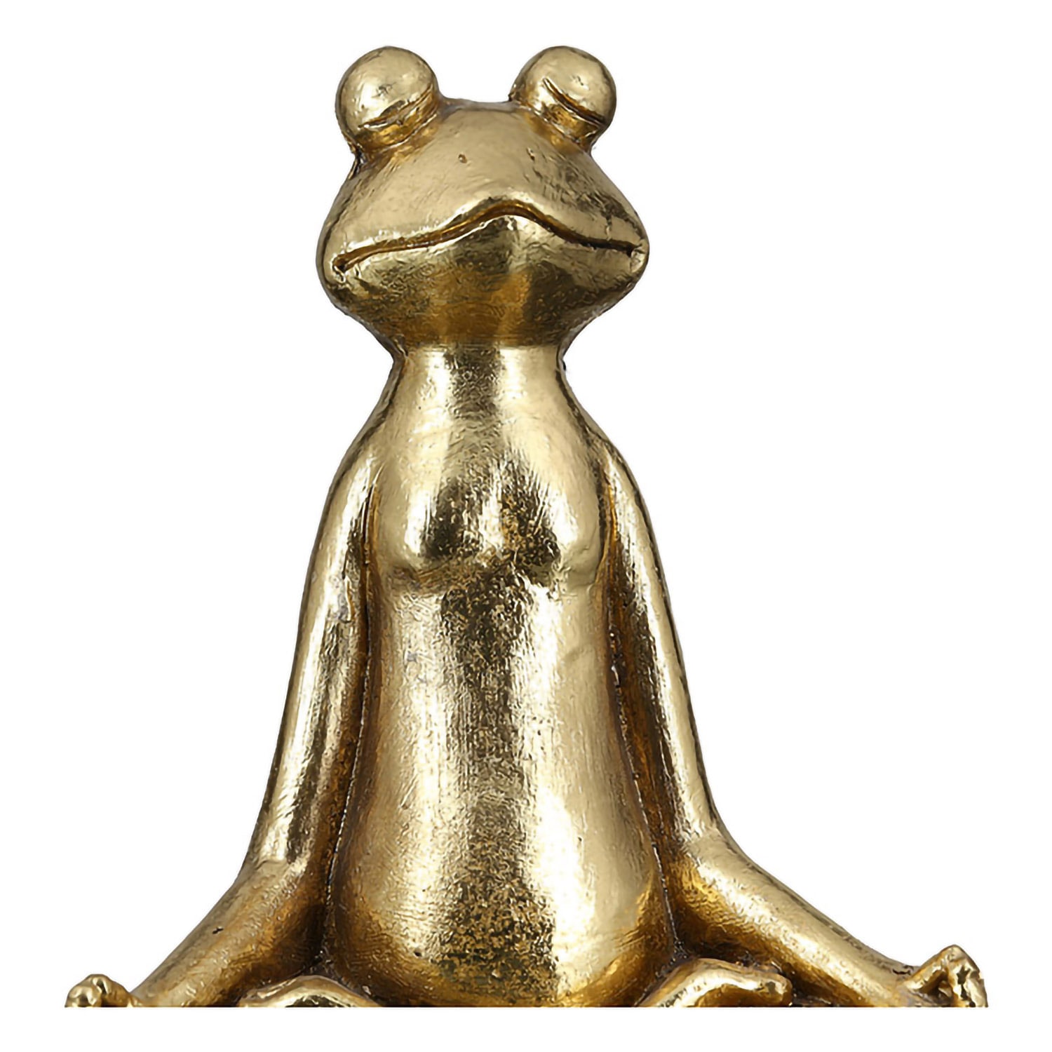 GILDE Tierfigur »Figur Frosch Yoga goldfarben H. 50,5 cm«