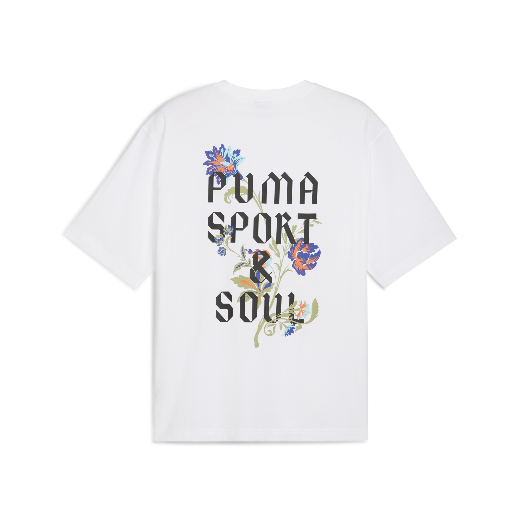 PUMA T-Shirt »Floral Sport Graphic Boxy T-Shirt Herren«