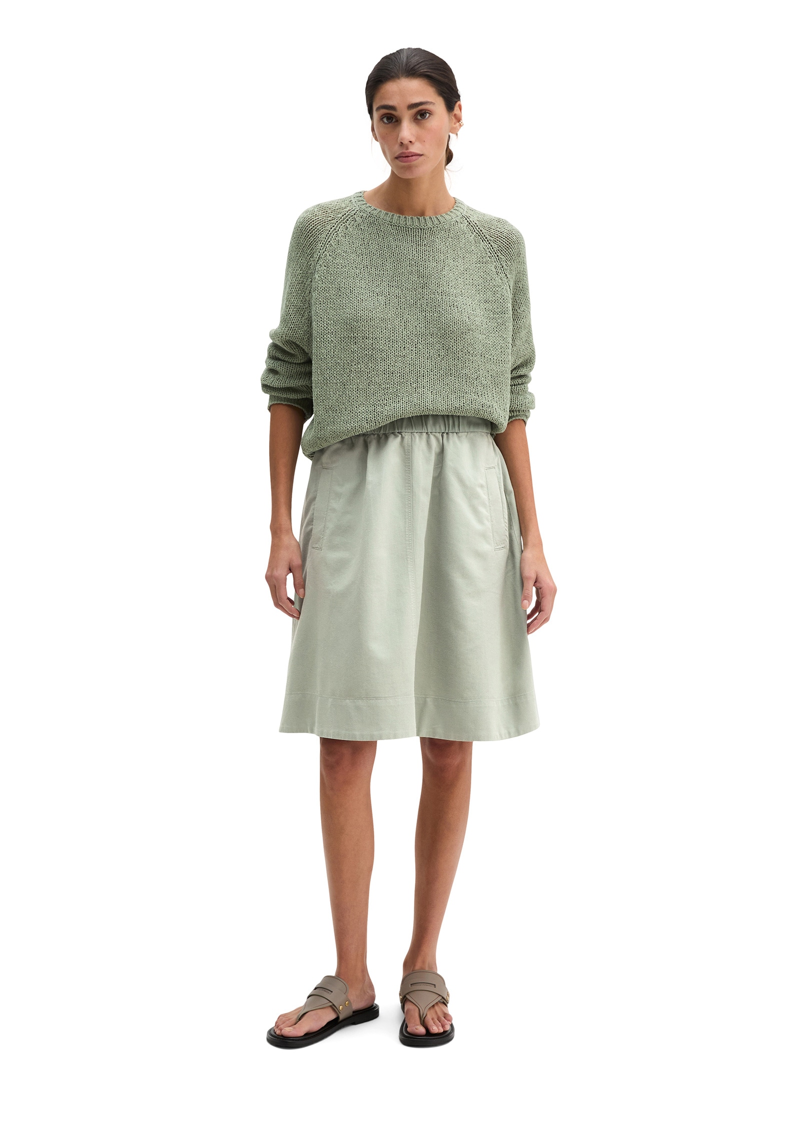 Marc O'Polo Webrock »aus Organic Cotton-Lyocell-Leinen-Mix«