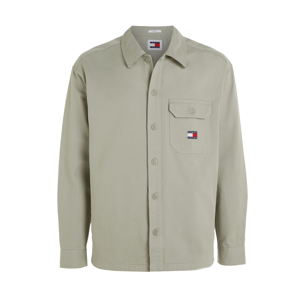 Tommy Jeans Langarmhemd »TJM ESSENTIAL SOLID OVERSHIRT«