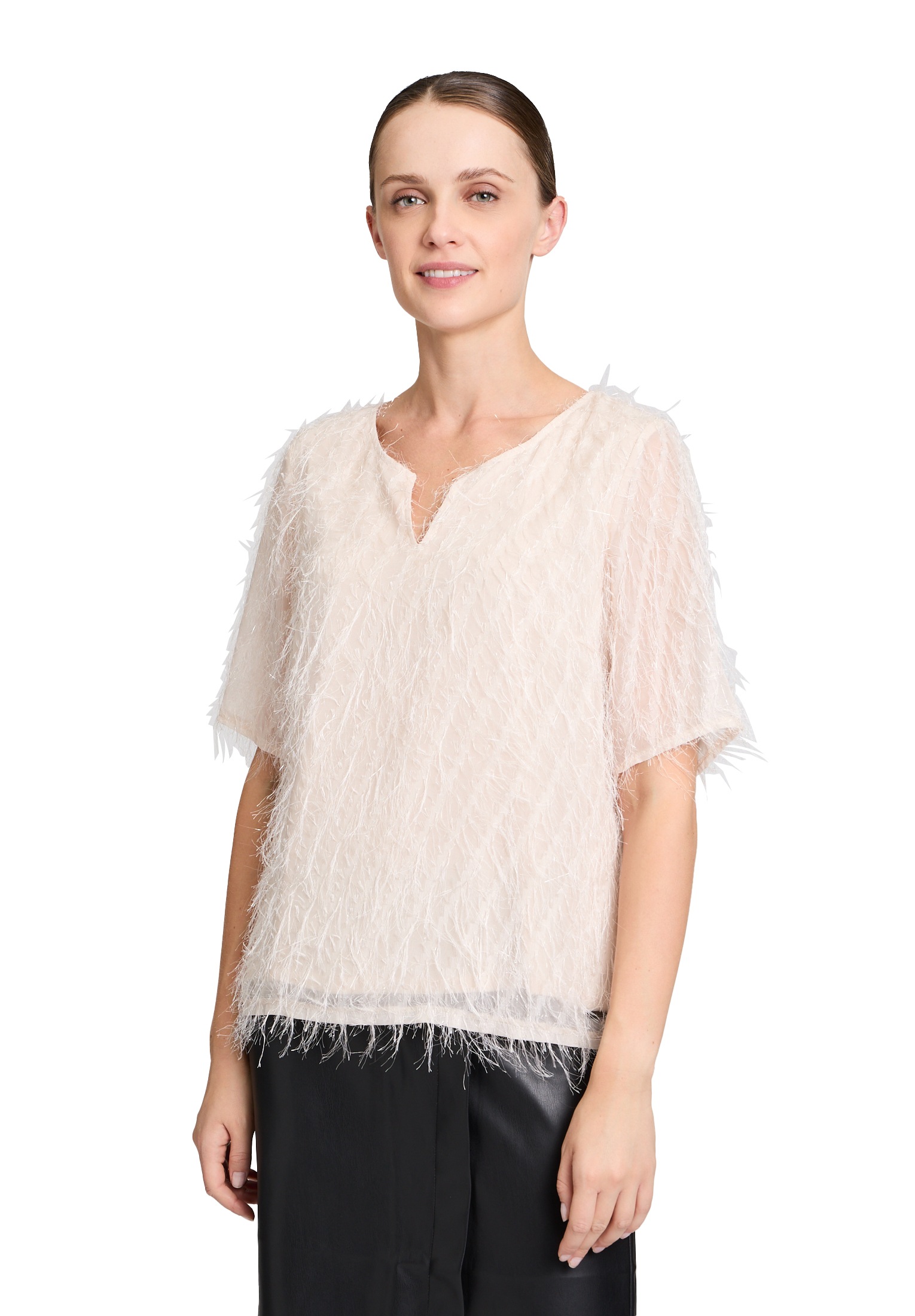 Betty&Co Schlupfbluse "Betty & Co Damen Schlupfbluse kurzarm" günstig online kaufen