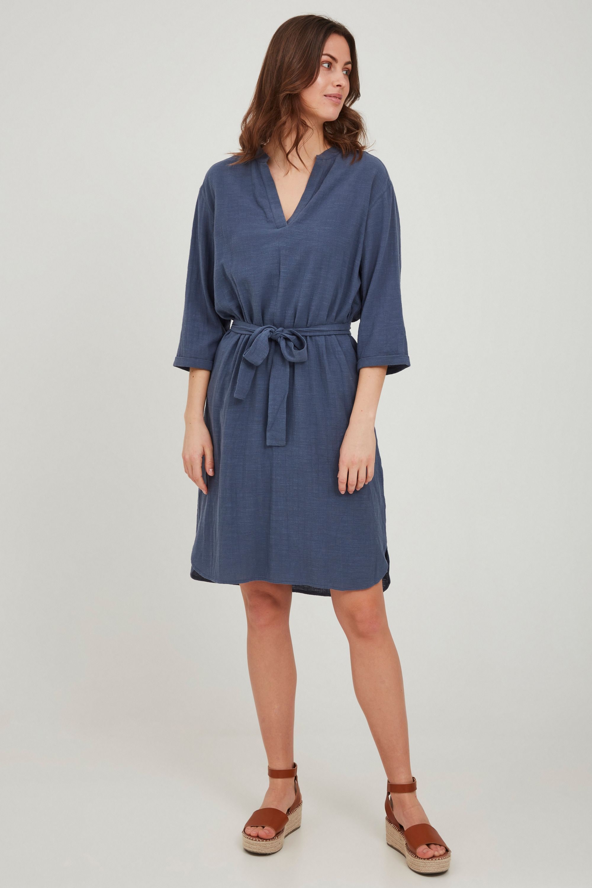 fransa Blusenkleid »Blusenkleid FRAlslub«