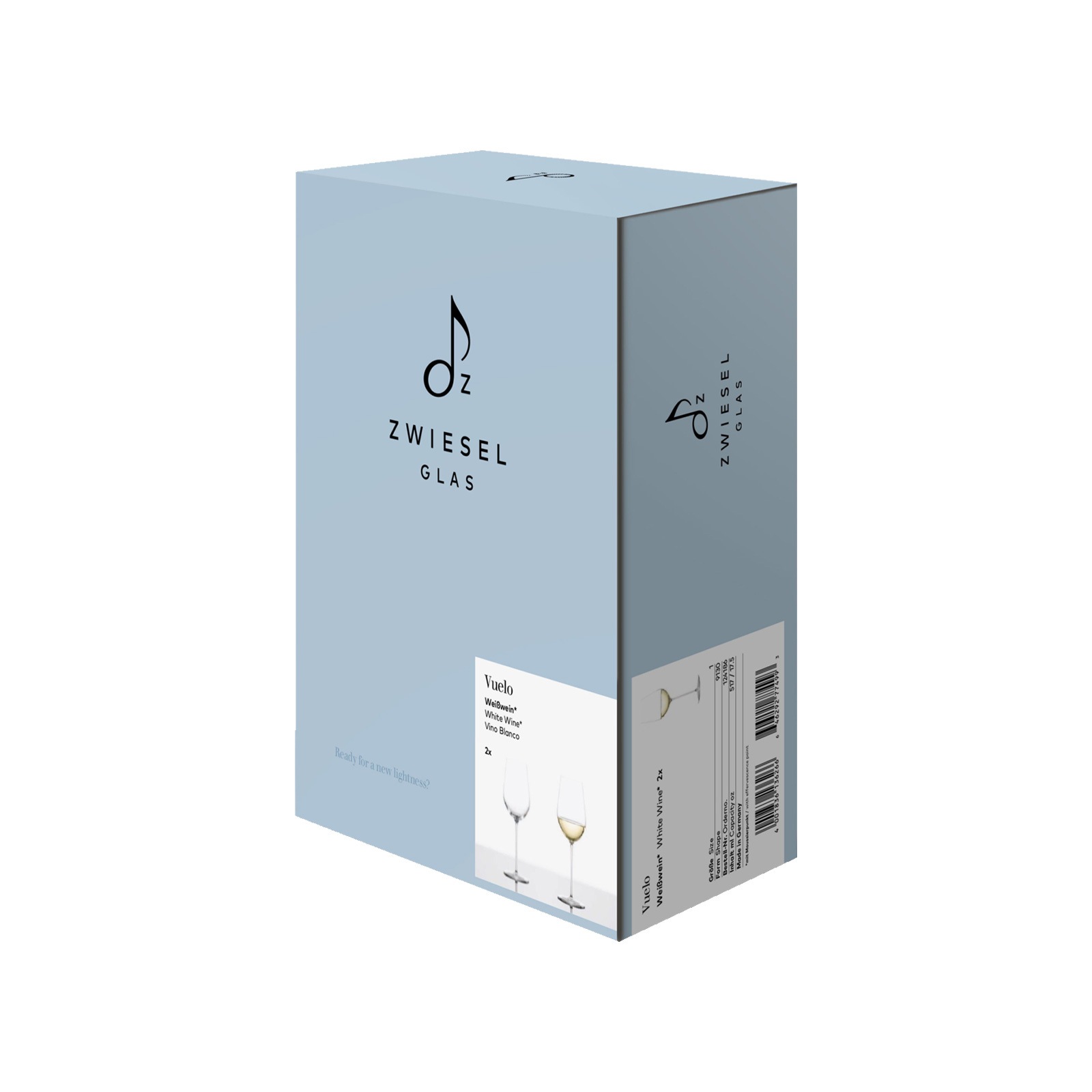 Thumbnail - Zwiesel Glas Weißweinglas "Weißweingläser VUELO 517 ml 6er Set transparent" Spülmaschinengeeignet