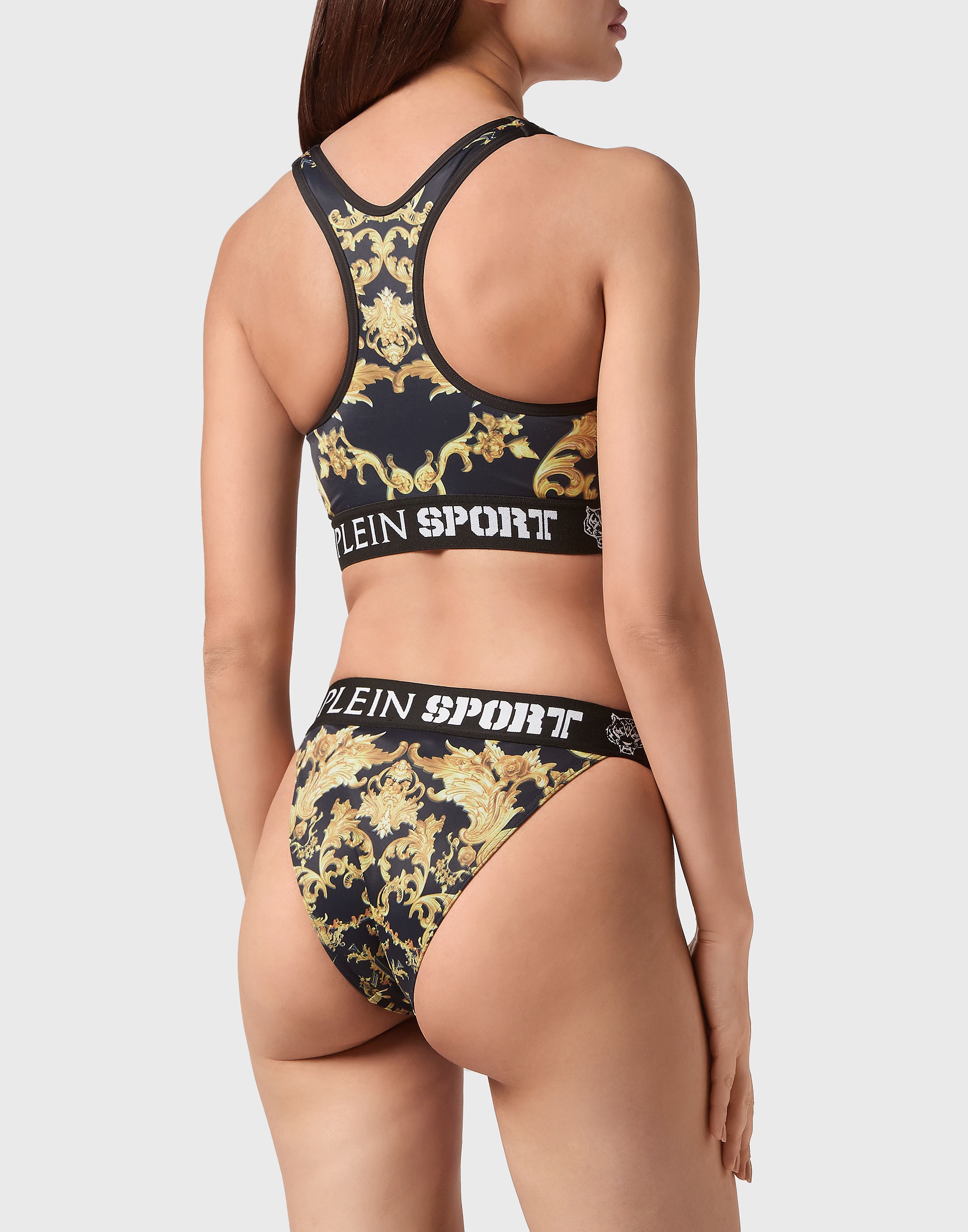 Thumbnail - PLEIN SPORT Triangel-Bikini "Baroque"