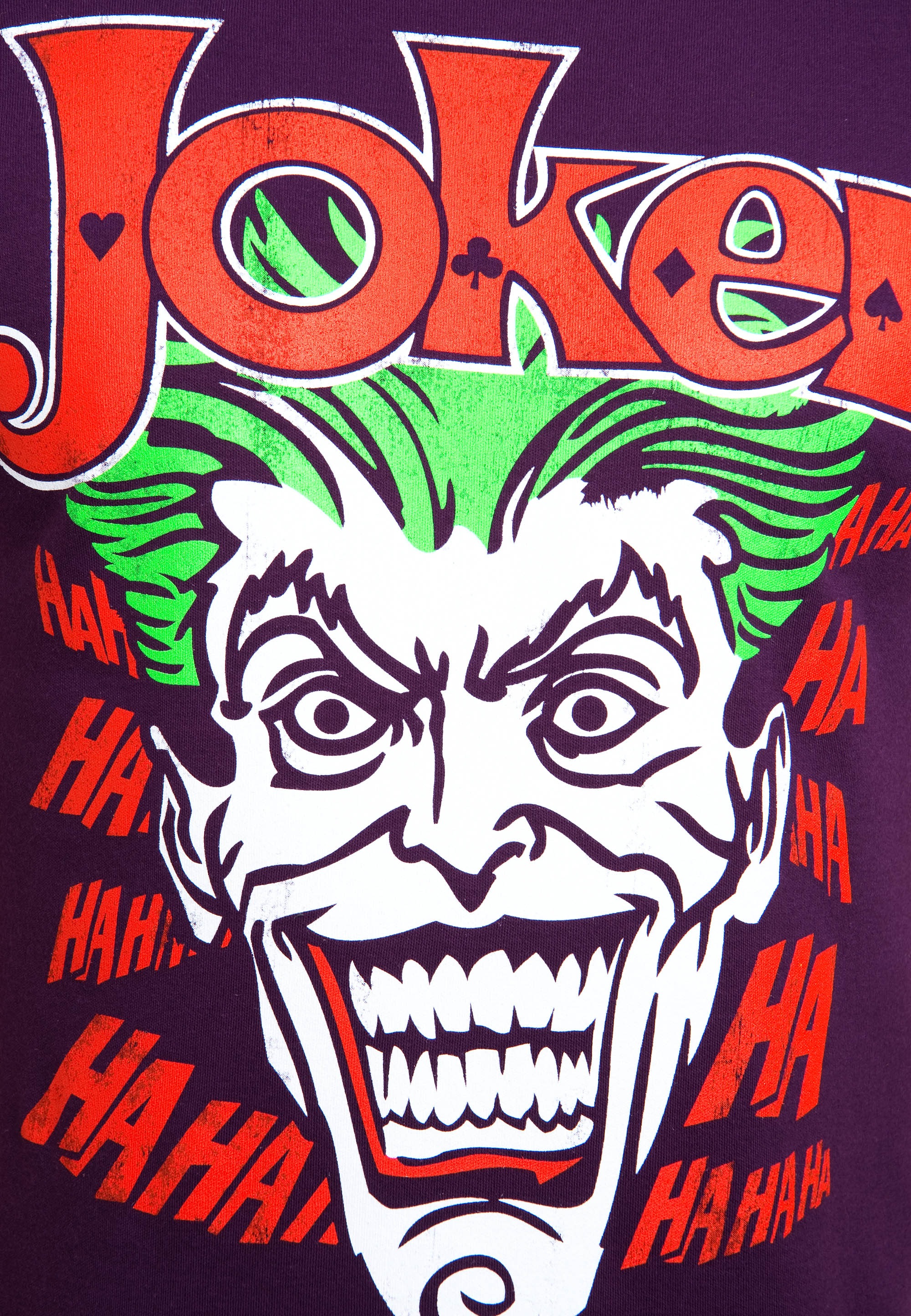 kultigem ▷ bestellen »Joker Joker-Print mit Batman«, BAUR LOGOSHIRT | T-Shirt