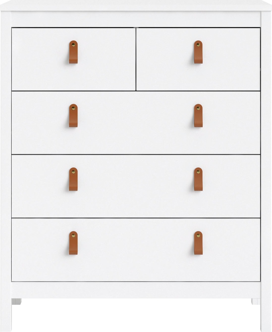 Home affaire Kommode »Madrid, Aufbewahrung, Schubladenschrank, Stauraum«, mit 5 Schubladen, Breite 82 cm, Höhe 99 cm
