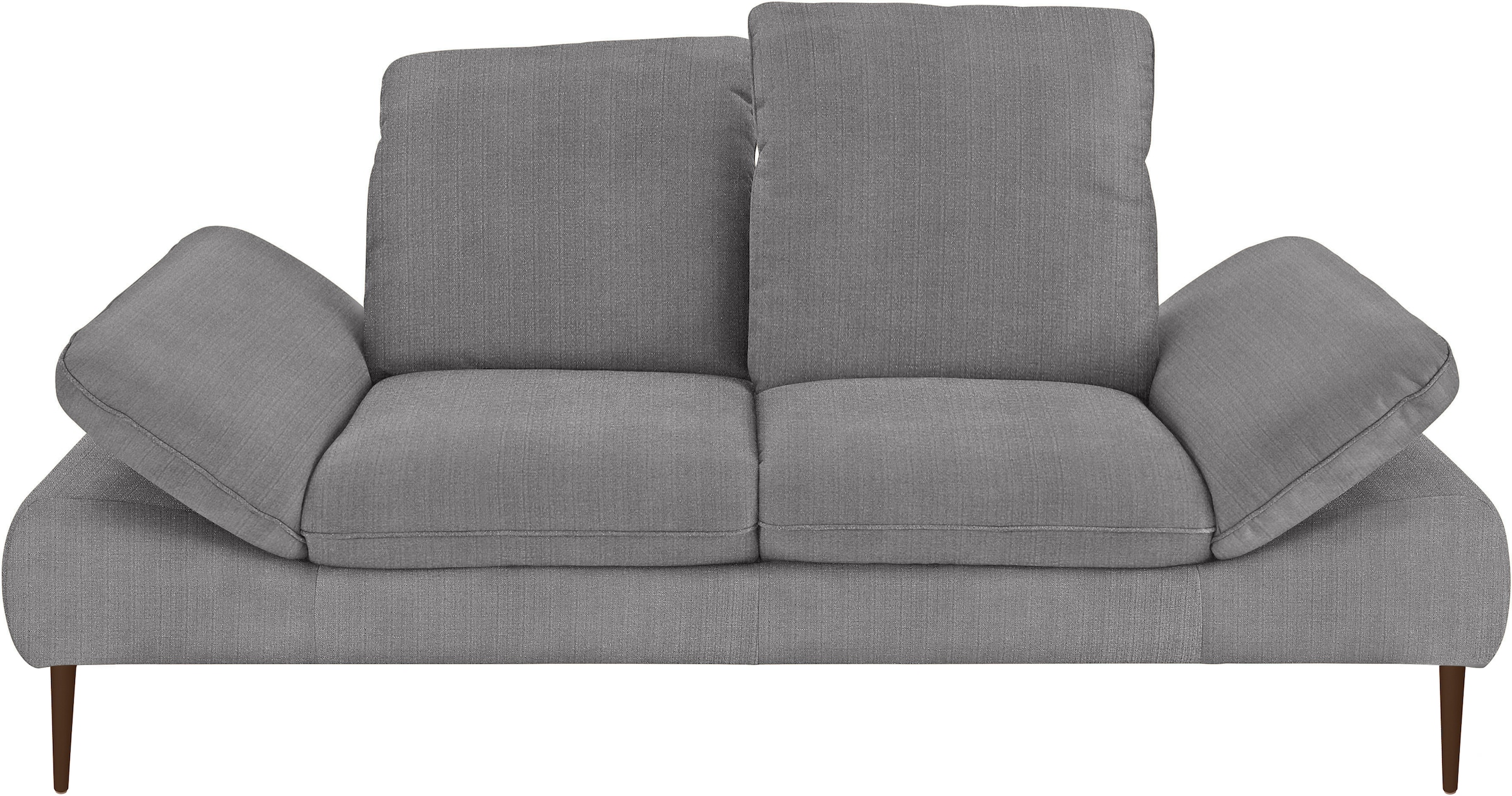 W.SCHILLIG 2,5-Sitzer »enjoy&MORE« Sitztiefenverstellung, Füße bronze pulverbeschichtet, Breite 232 cm