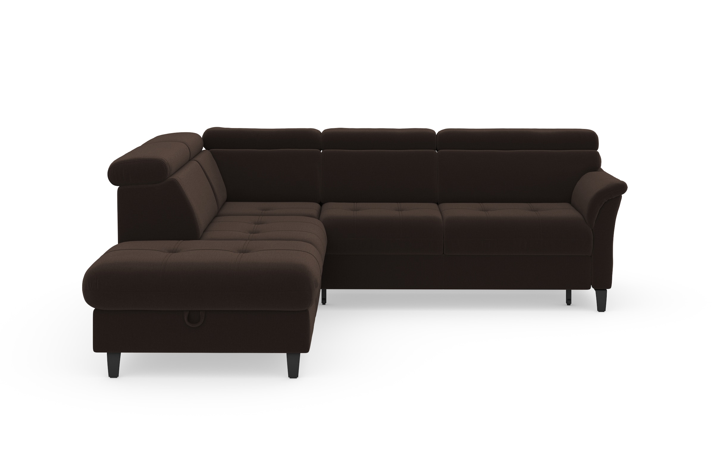 sit&more Ecksofa "Marano L-Form" inklusive Kopfteilverstellung, optional Schlaffunktion & Bettkasten