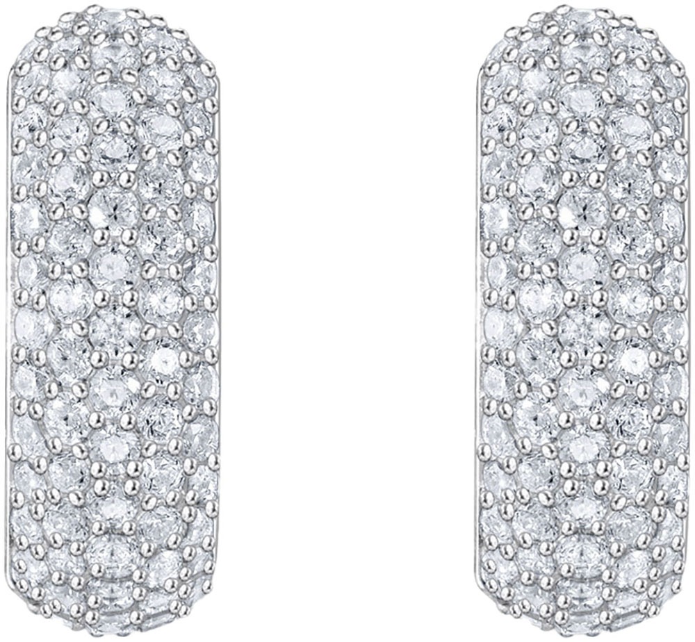 THOMAS SABO Paar Creolen »Schmuck Silber 925 Ohrringe, CR731-051-14«, mit Zirkonia (synth.)