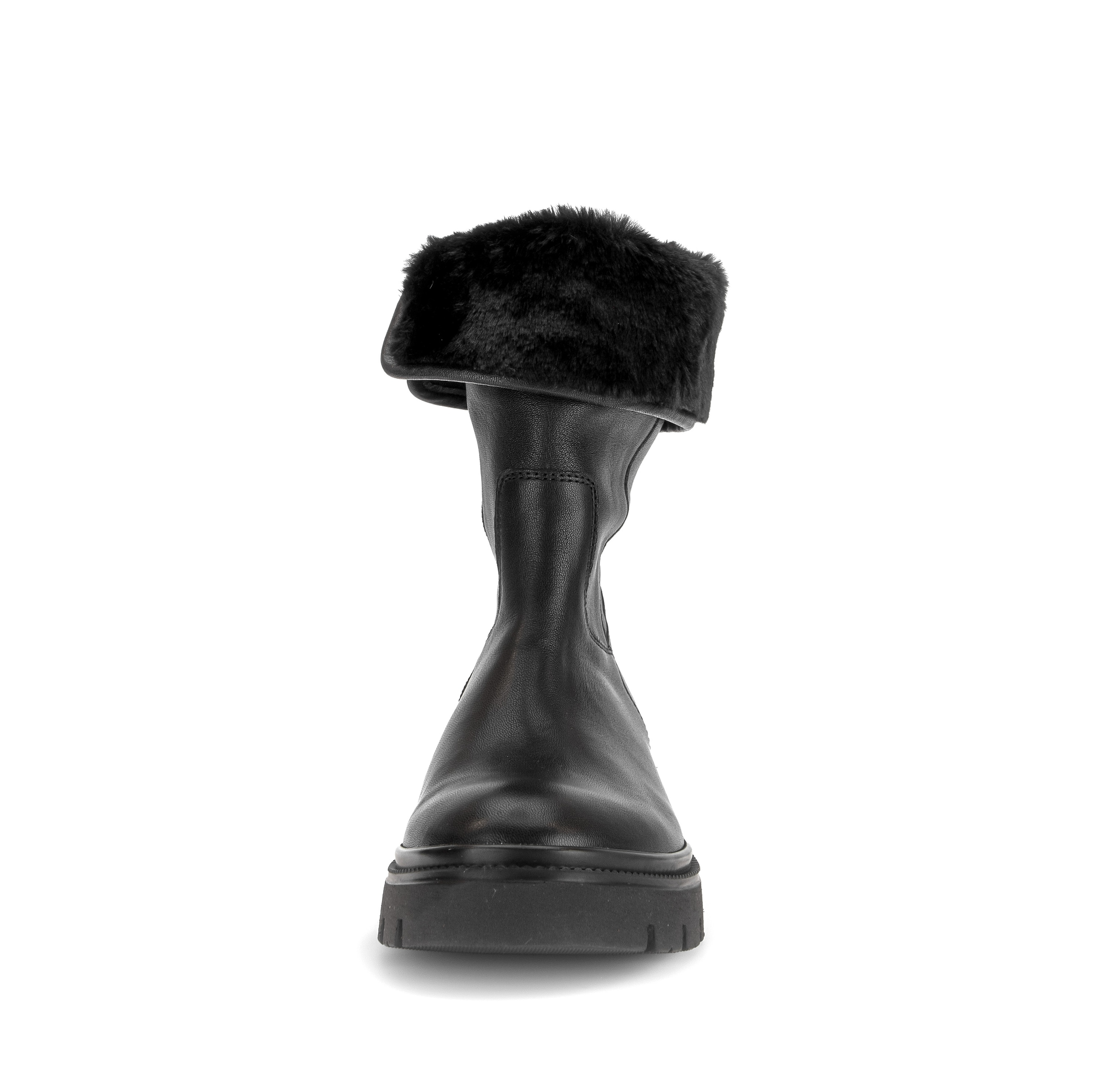 Gabor Winterboots  Blockabstz, Stiefelette mit umschlagbarem Kragen