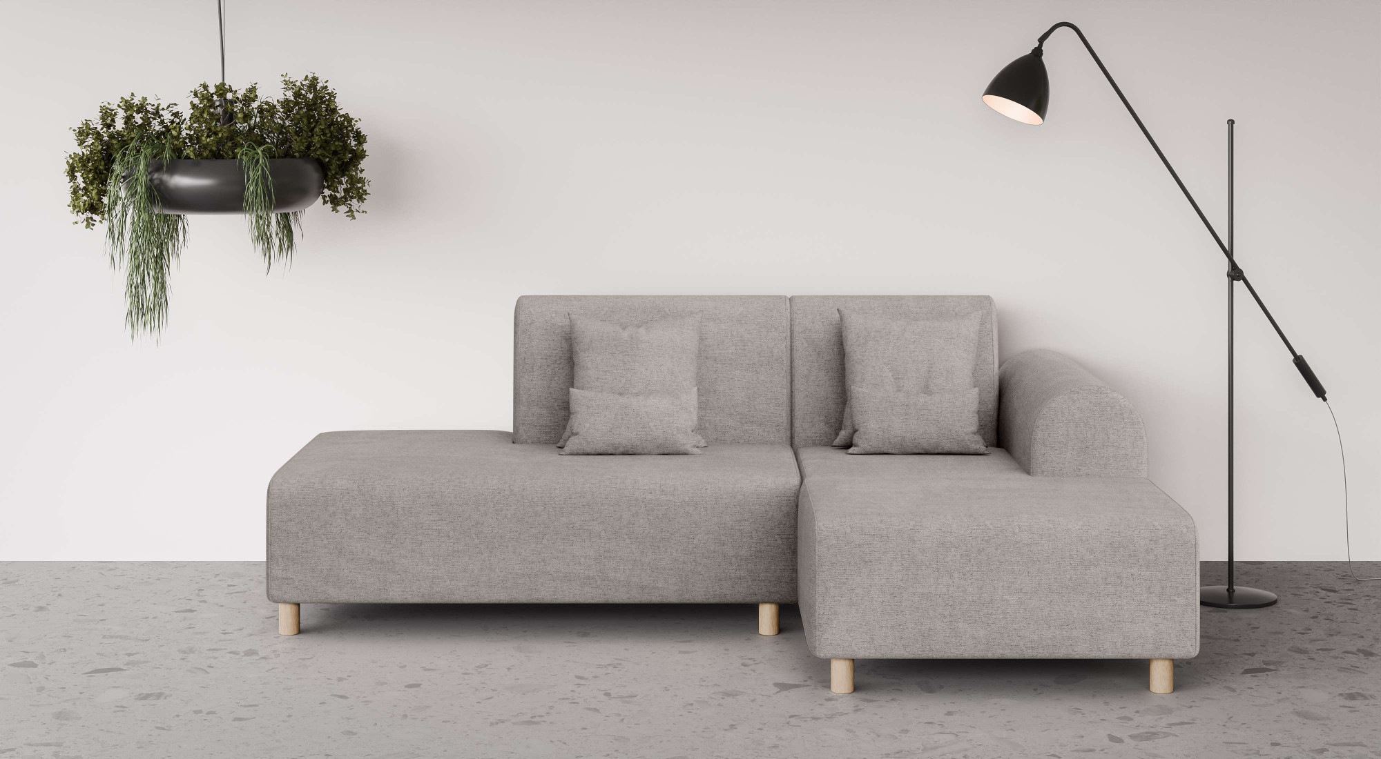 OTTO home Ecksofa "Suyala" L-Form mit Hocker günstig online kaufen