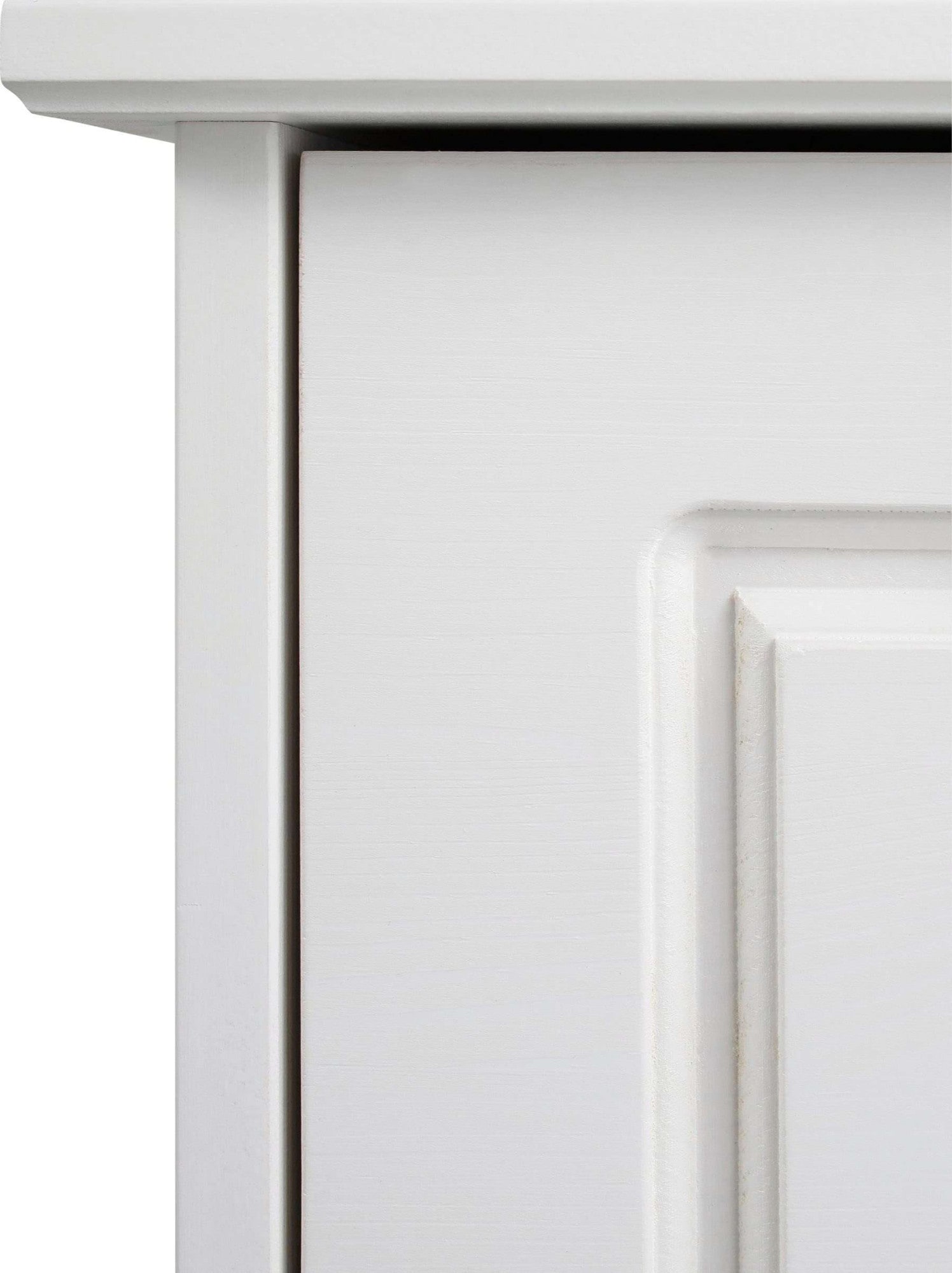Home affaire Garderobenschrank »Lille Mehrzweckschrank Breite/Höhe: 67/187 cm«, aus massiver Kiefer, mit schöner Lilien-Fräsung, Jugendstil-Griffe