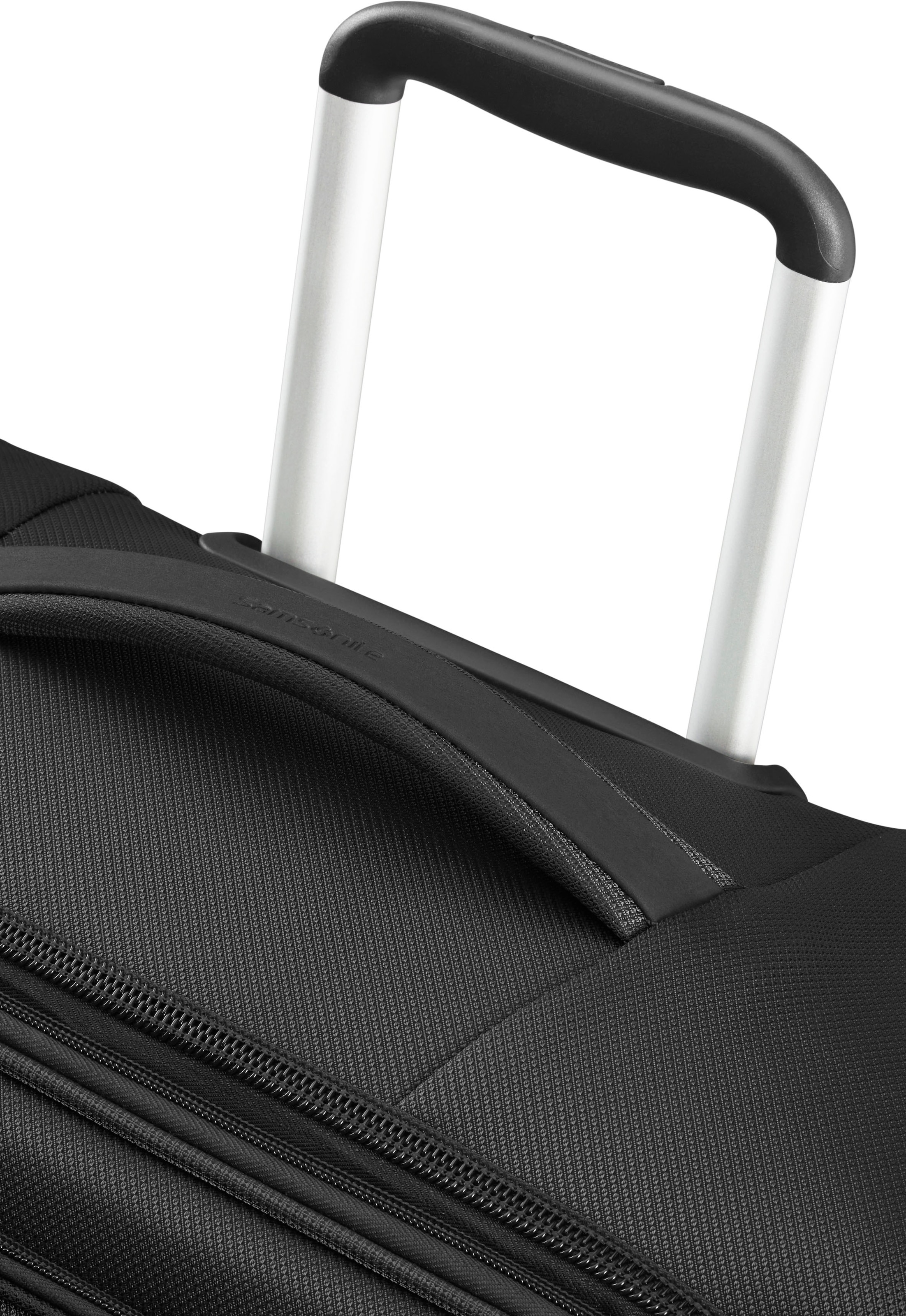 Samsonite Weichgepäck-Trolley »Respark, ozone black, 79 cm«, 4 Rollen, Koffer groß Reisegepäck Volumenerweiterung TSA-Zahlenschloss