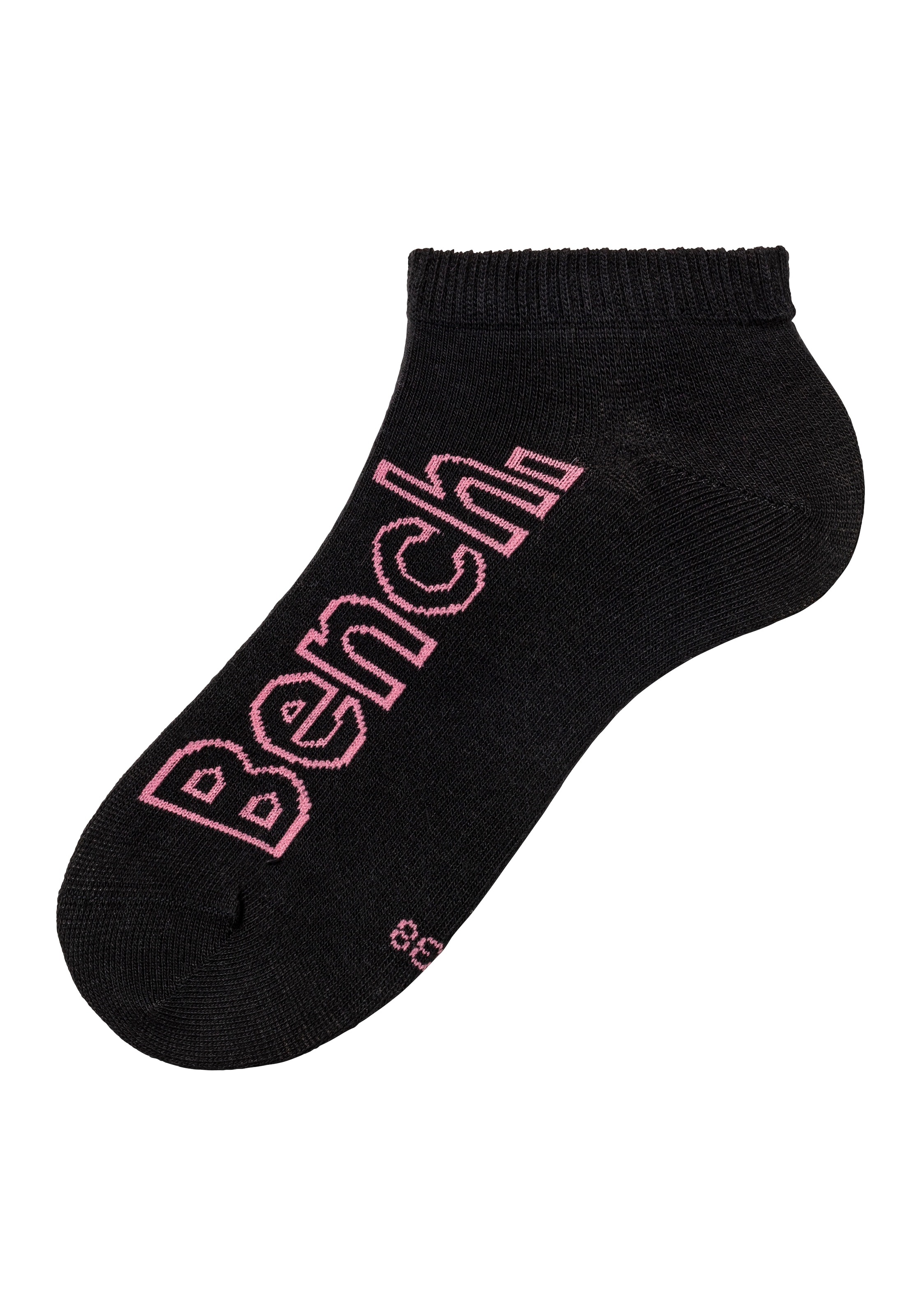 Bench. Sneakersocken, (Packung, 6 Paar), mit unterschiedlichen Designs