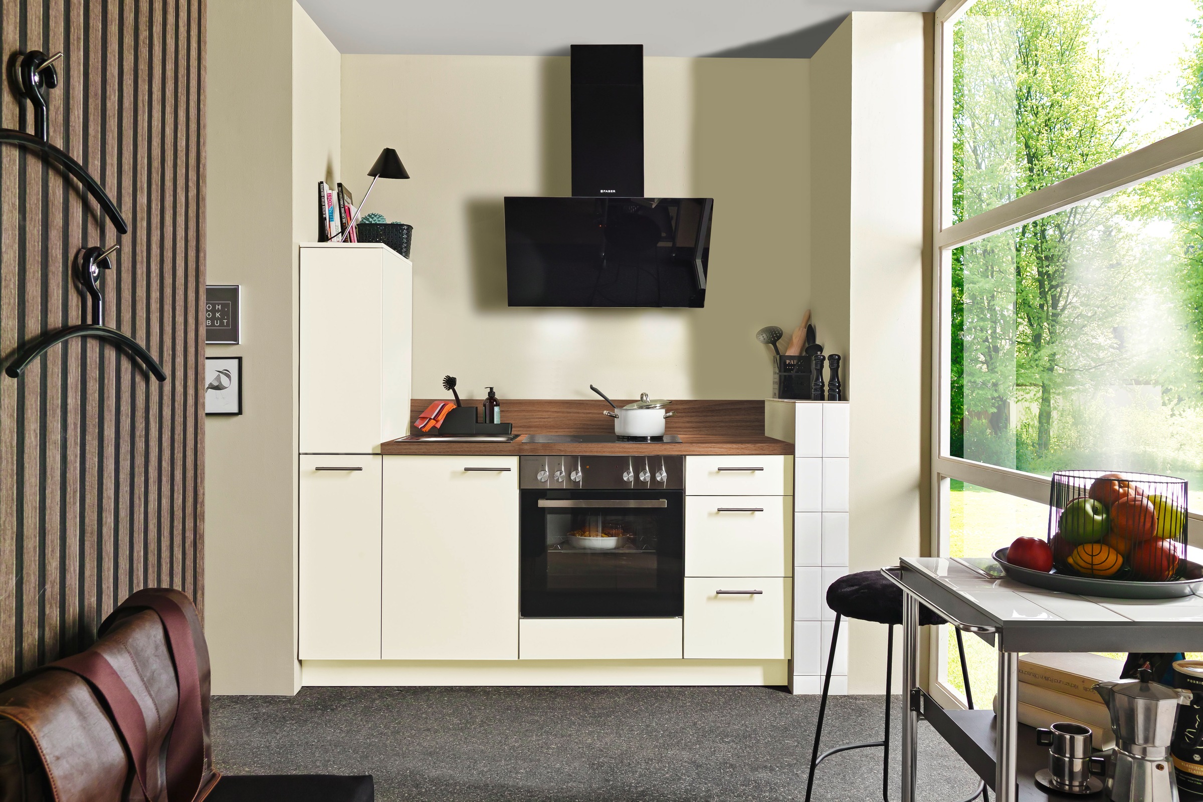 KOCHSTATION Küche "Scafa" vormontiert, wahlweise mit E-Geräten, Stellbreite günstig online kaufen