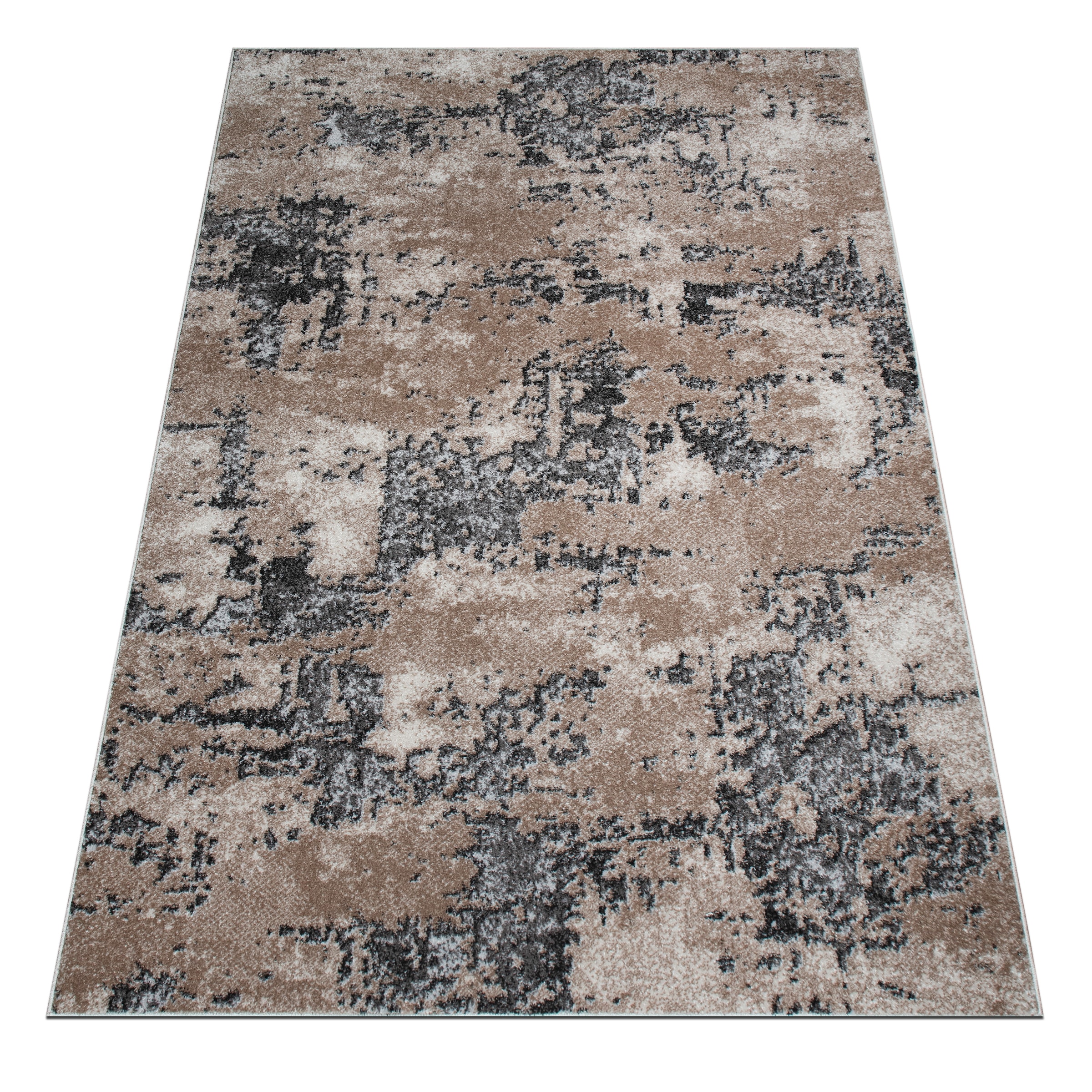OTTO home Teppich »Janory, Marmor-Optik«, rechteckig, 9 mm Höhe, mit besonders weichem Flor, Kurzflor, modernes Design