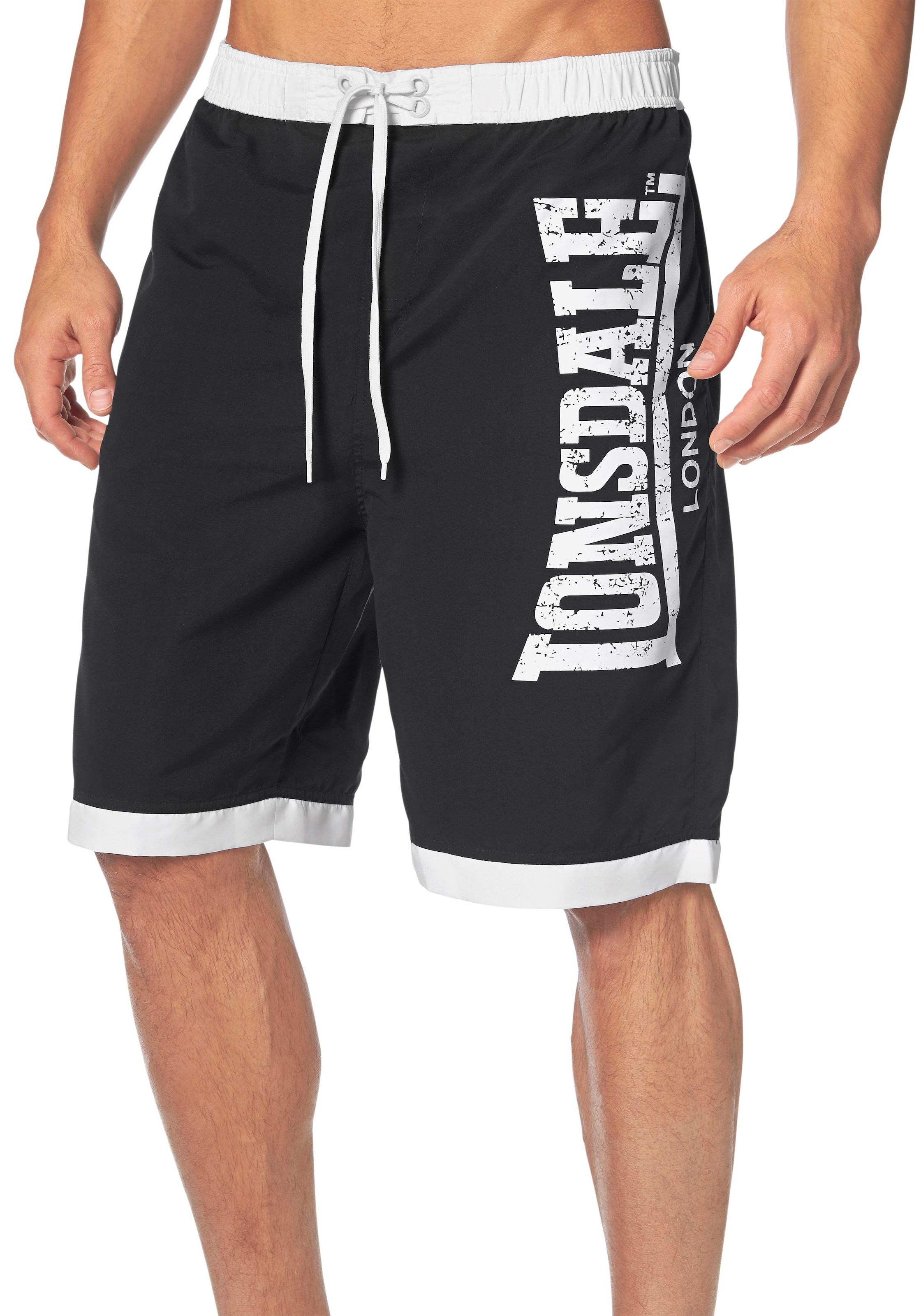 Lonsdale Boardshorts "CLENNELL", Badeshorts, Innenhose aus Mesh günstig online kaufen