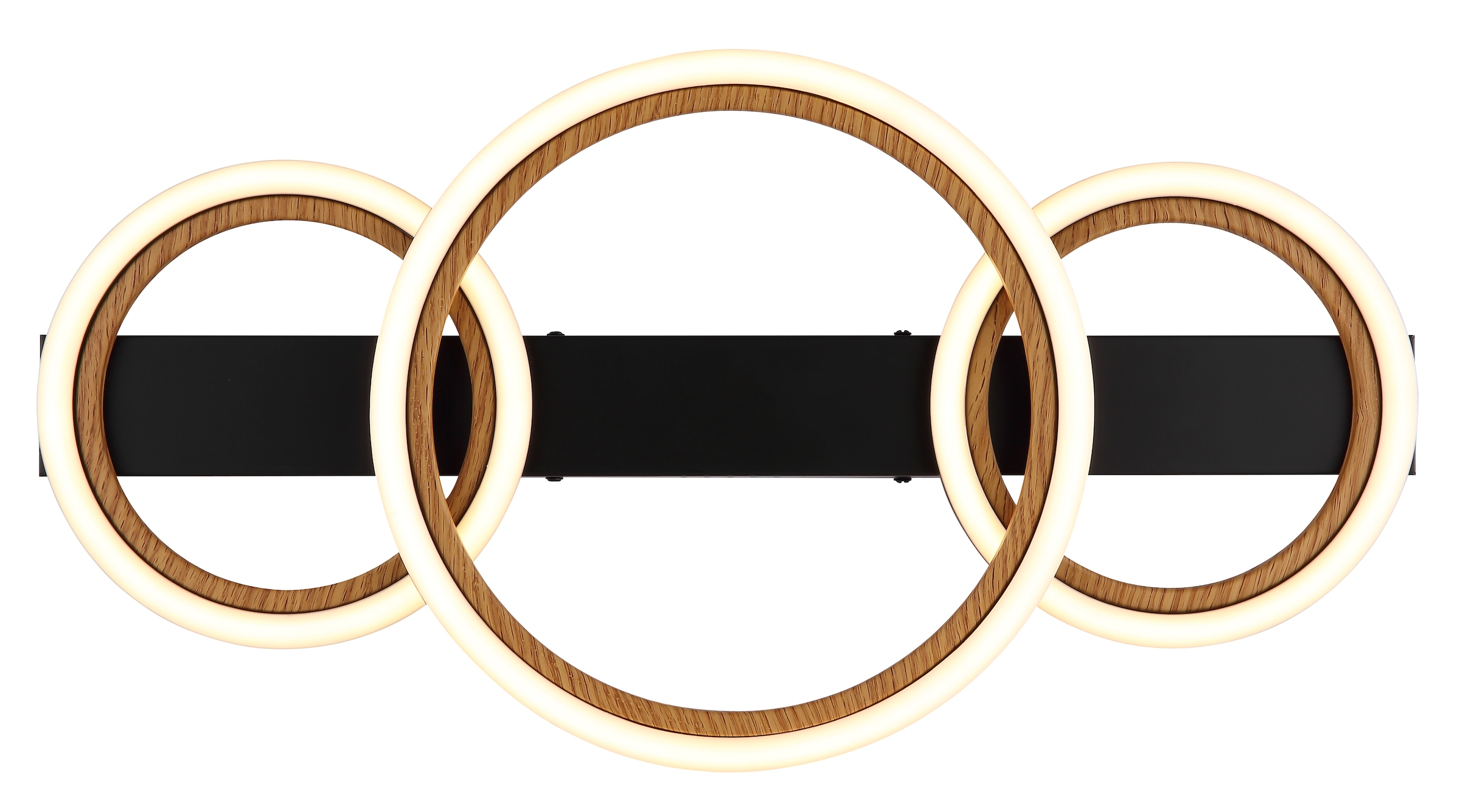 GLOBO LIGHTING Deckenleuchte »DAKARI I« LED-Modul 1 Stk. Warmweiß Deckenlampe Wohnzimmer-Leuchte Schlafzimmer-Leuchte Flur Küche