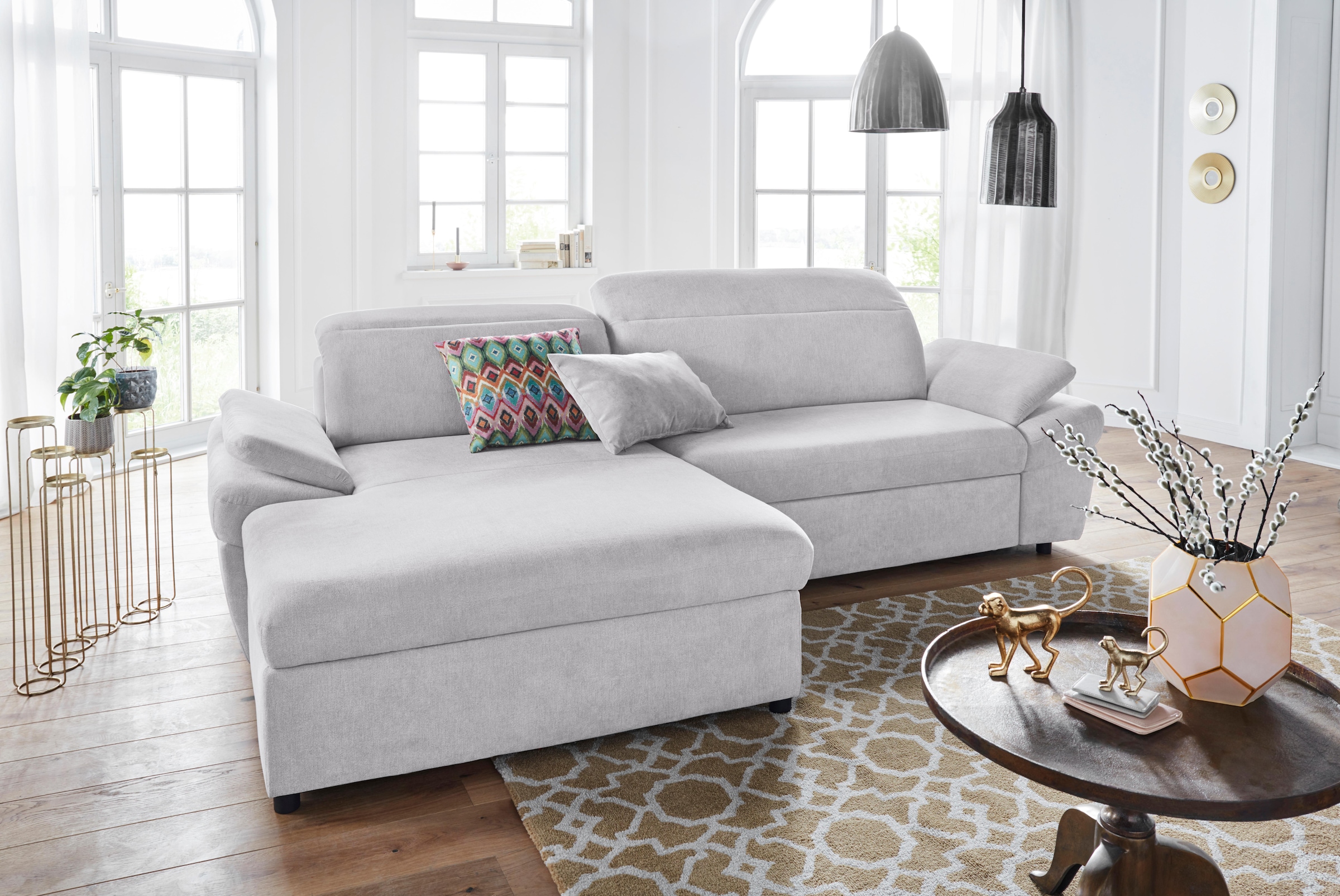 exxpo - sofa fashion Ecksofa »Kyoto ir Kopfteil- ir Armteil...
