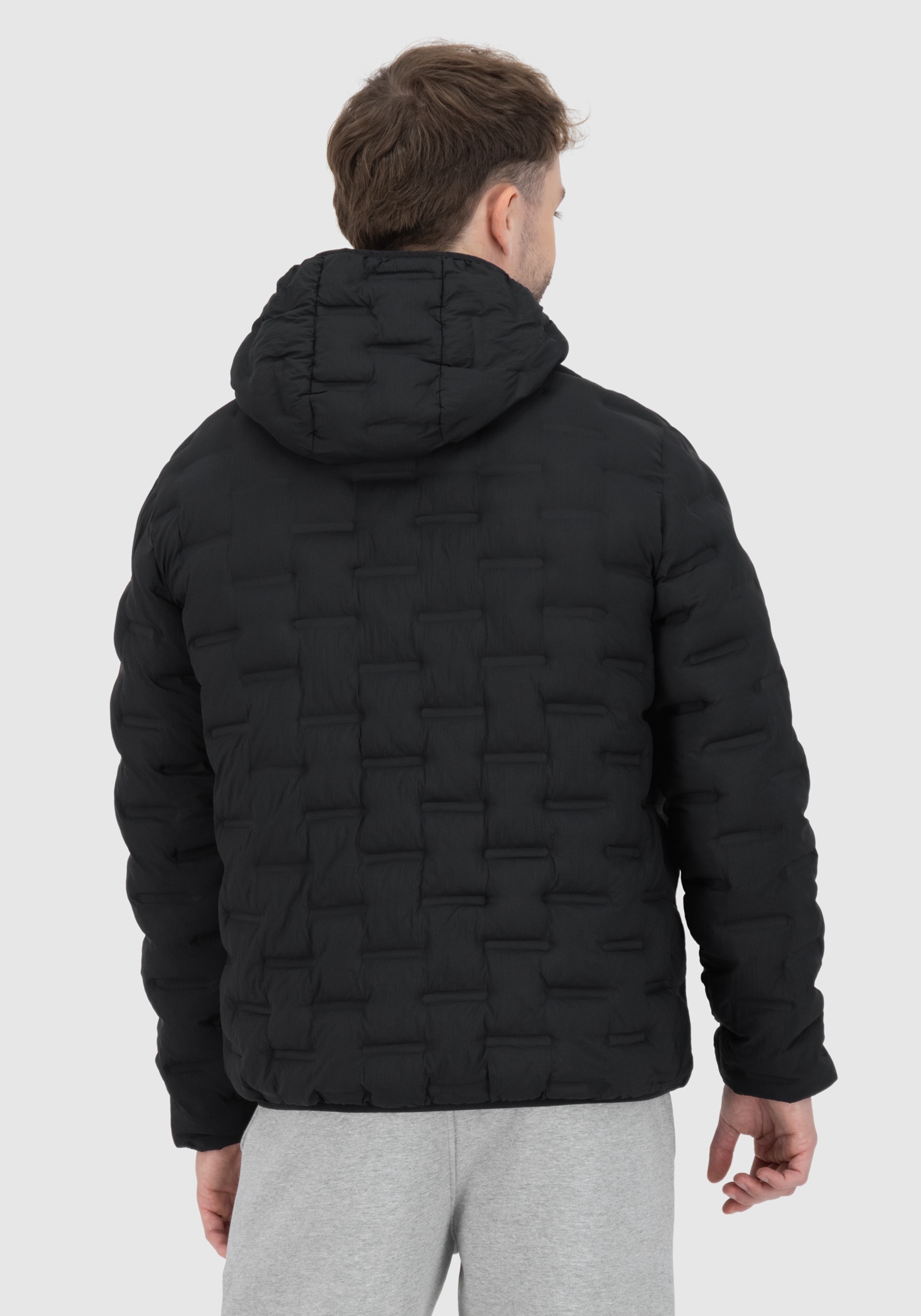 Sergio Tacchini Winterjacke »ABELIA JACKET Herren«, mit Kapuze, Winterjacke Herren, leichte Jacke, Stepjacke, gefüttert, Retro, Sale