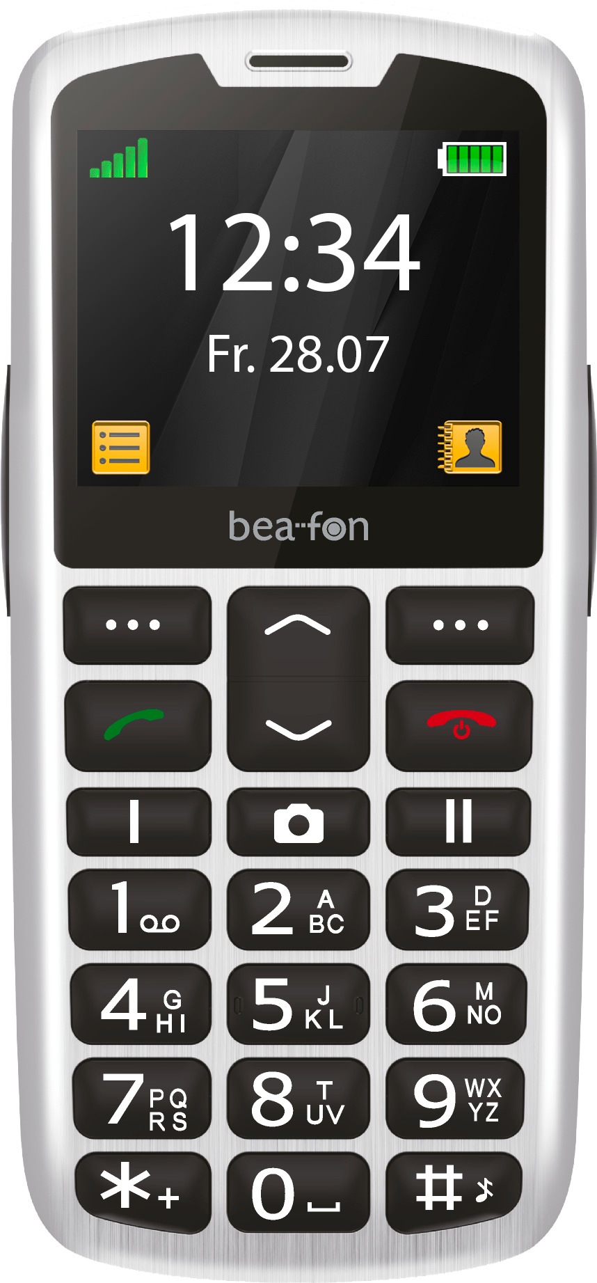 Beafon Handy »SL260«, Silber, 5,6 cm/2,2 Zoll