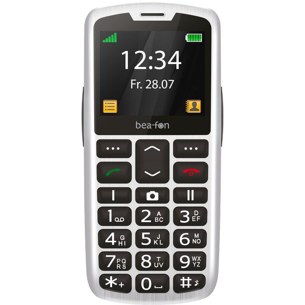 Beafon Handy »SL260 LTE«, Silber, 5,6 cm/2,2 Zoll