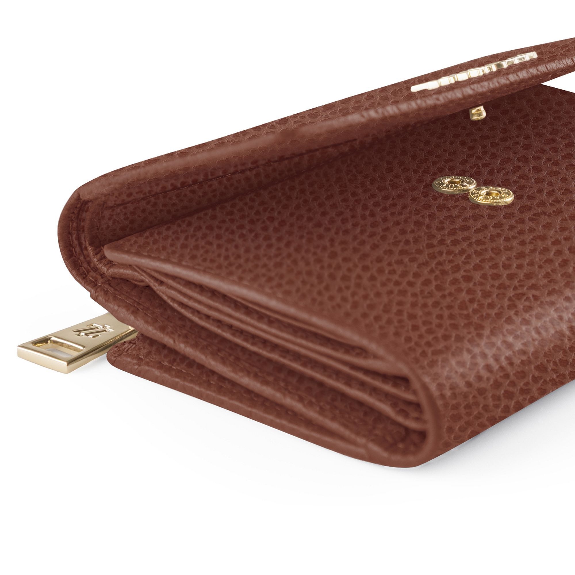Lazarotti Geldbörse »Bologna Leather XL Geldbörse mit Zip-Around Fach Leder 14 cm«
