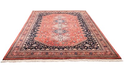 morgenland Wollteppich »Ghashghai Teppich handgeknüpft blau«, rechteckig, 10 mm Höhe,... kaufen