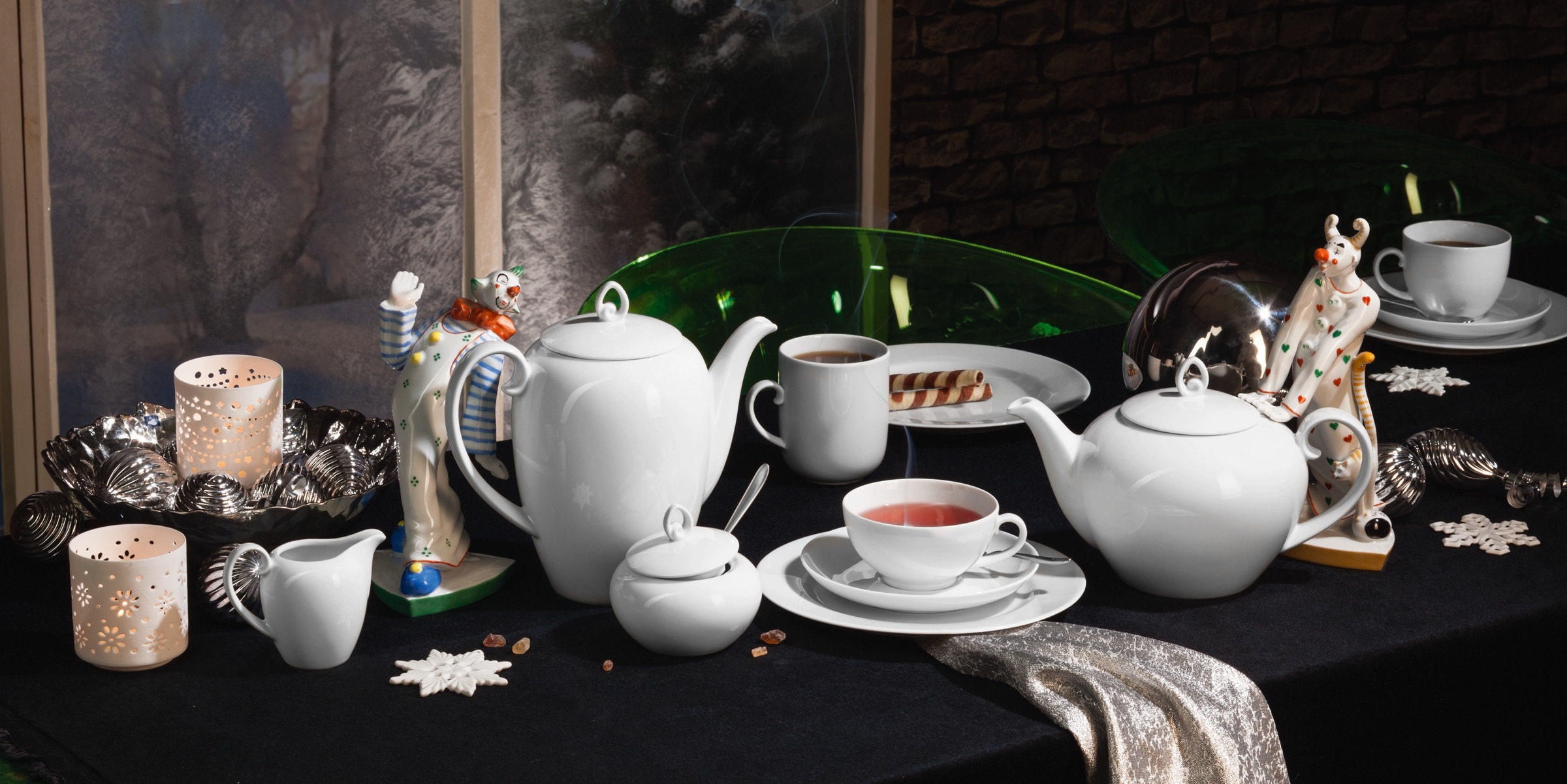 Seltmann Weiden Teeservice »Geschirr-Set Rondo« Tassen, Teller, Untertassen, 18 Teile, für 6 Personen Made in Germany