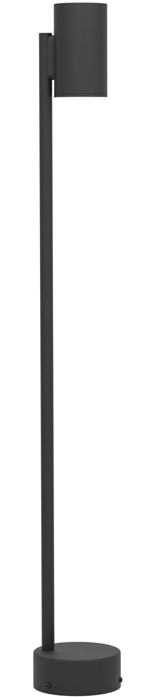 EGLO Stehlampe »Izzalini Außenleuchte, Stehlampe, Metall, Wegeleuchte, GU10, IP44« GU10 1 Stk. Stehleuchte - L6,5 x H85 cm - schwarz - 1X2,8W inkl.