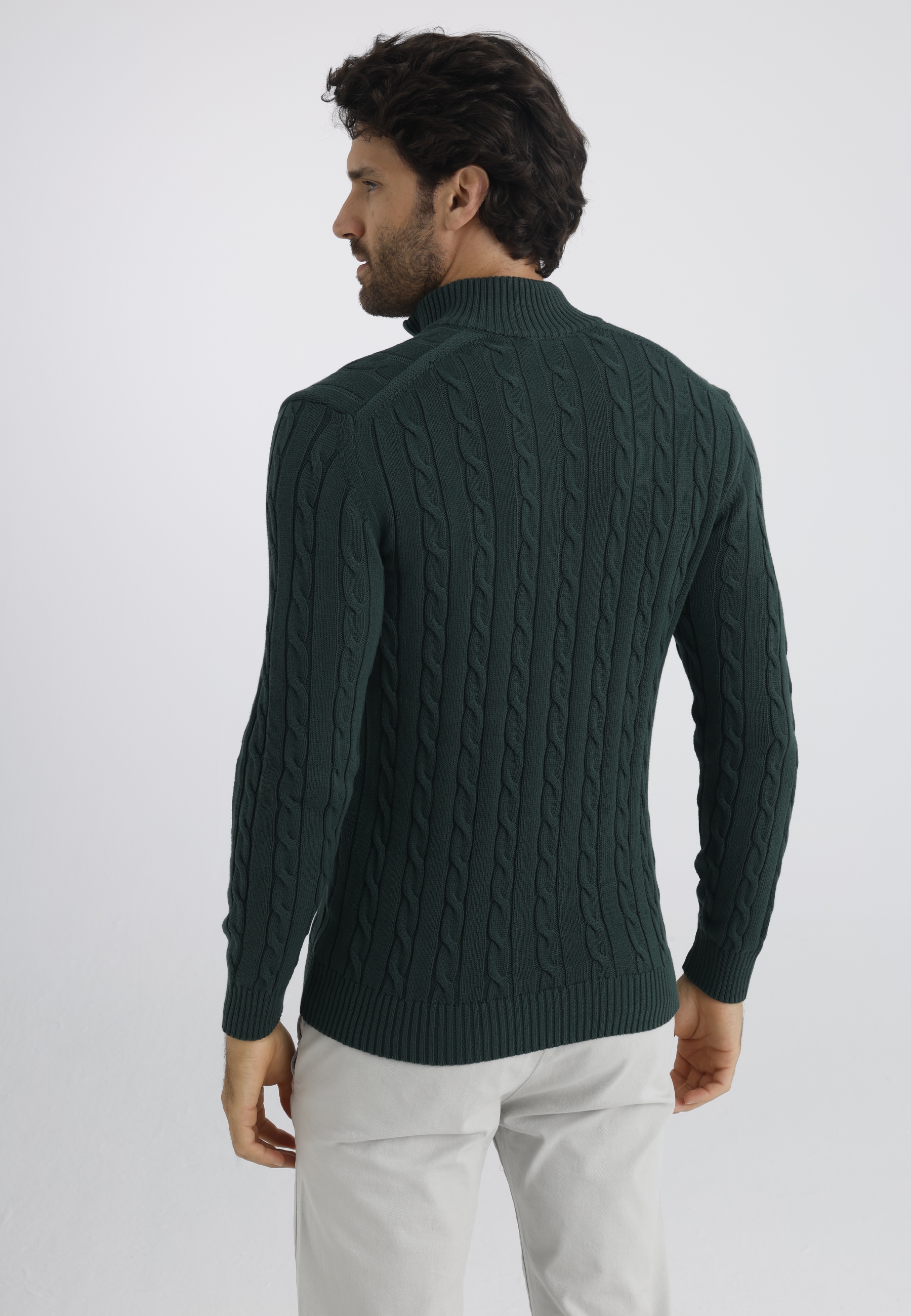 Felix Hardy Stehkragenpullover »Pullover mit kurzem Reißverschluss«